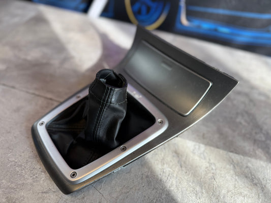 OEM 2005 - 2007 Subaru STi shifter trim assembly six speed w/ shift boot