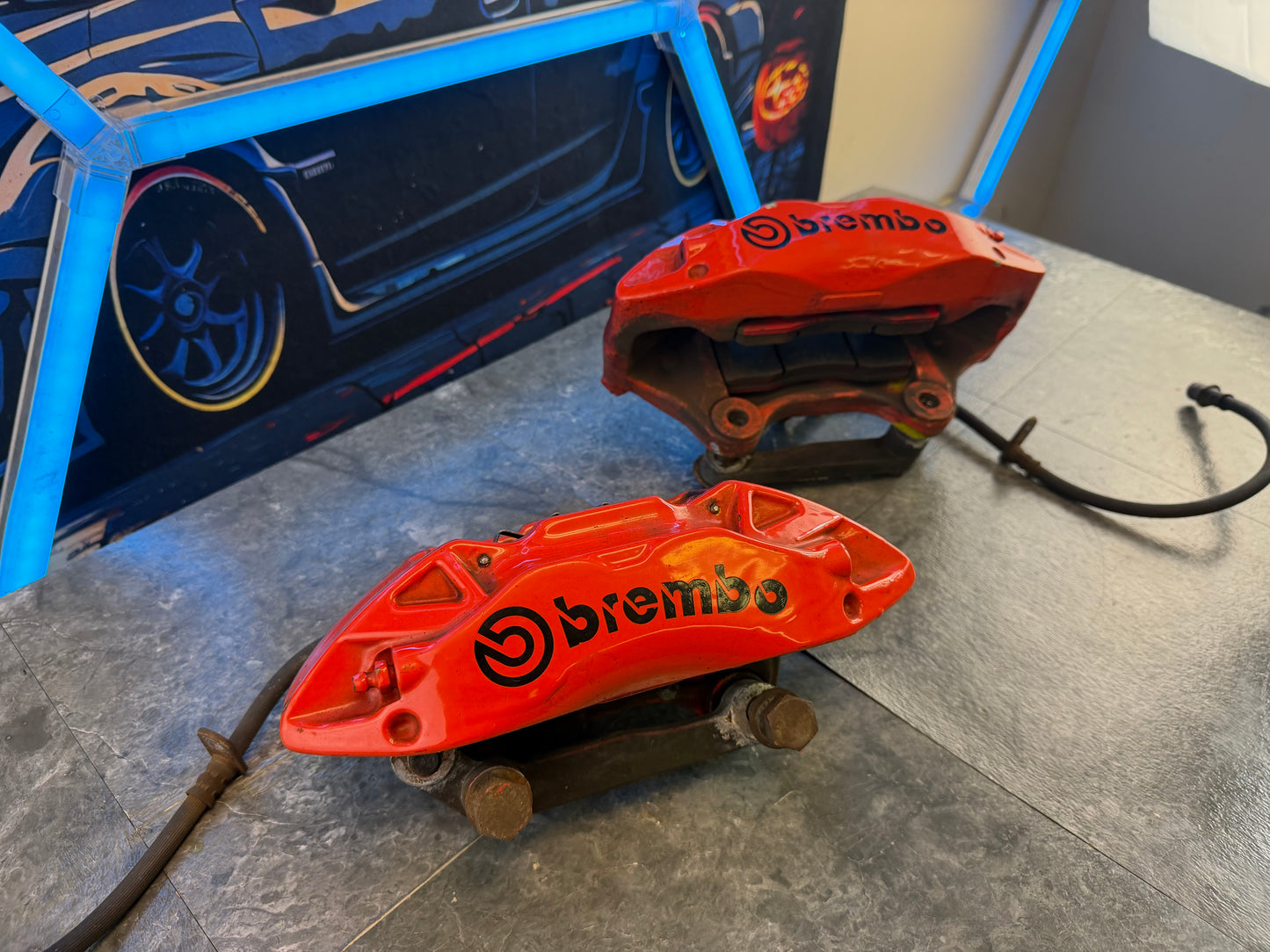 Brembo front brake kit 08-14 Subaru wrx BBK calipers ( CTSV )