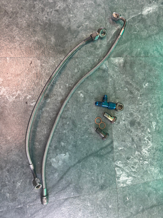 2004-2021 Subaru WRX STi IAG Garrett GT Series Turbo Oil Feed & AVCS Line