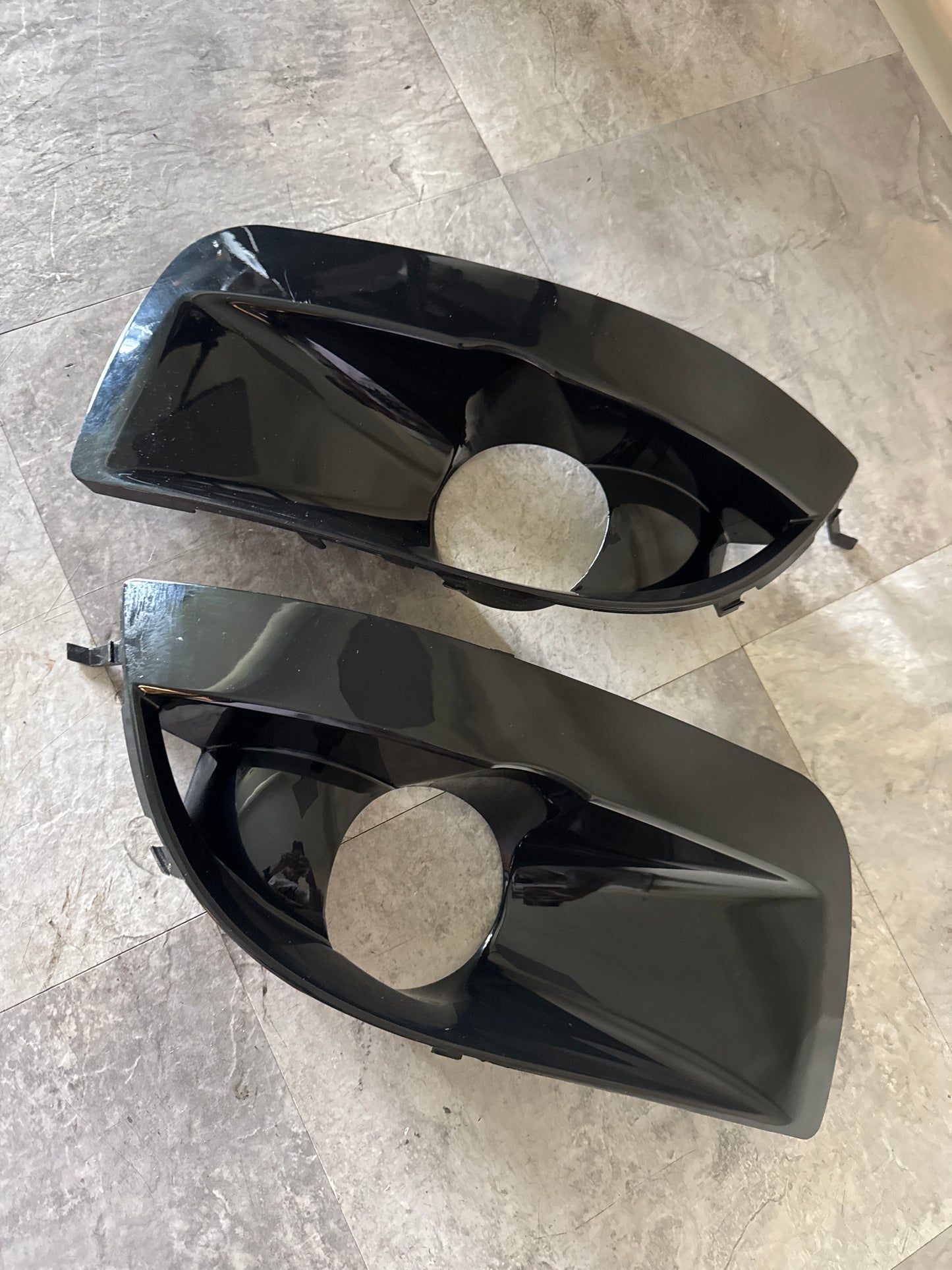 2004-2005 Subaru Impreza WRX STi Fog Light Bumper Bezel Black