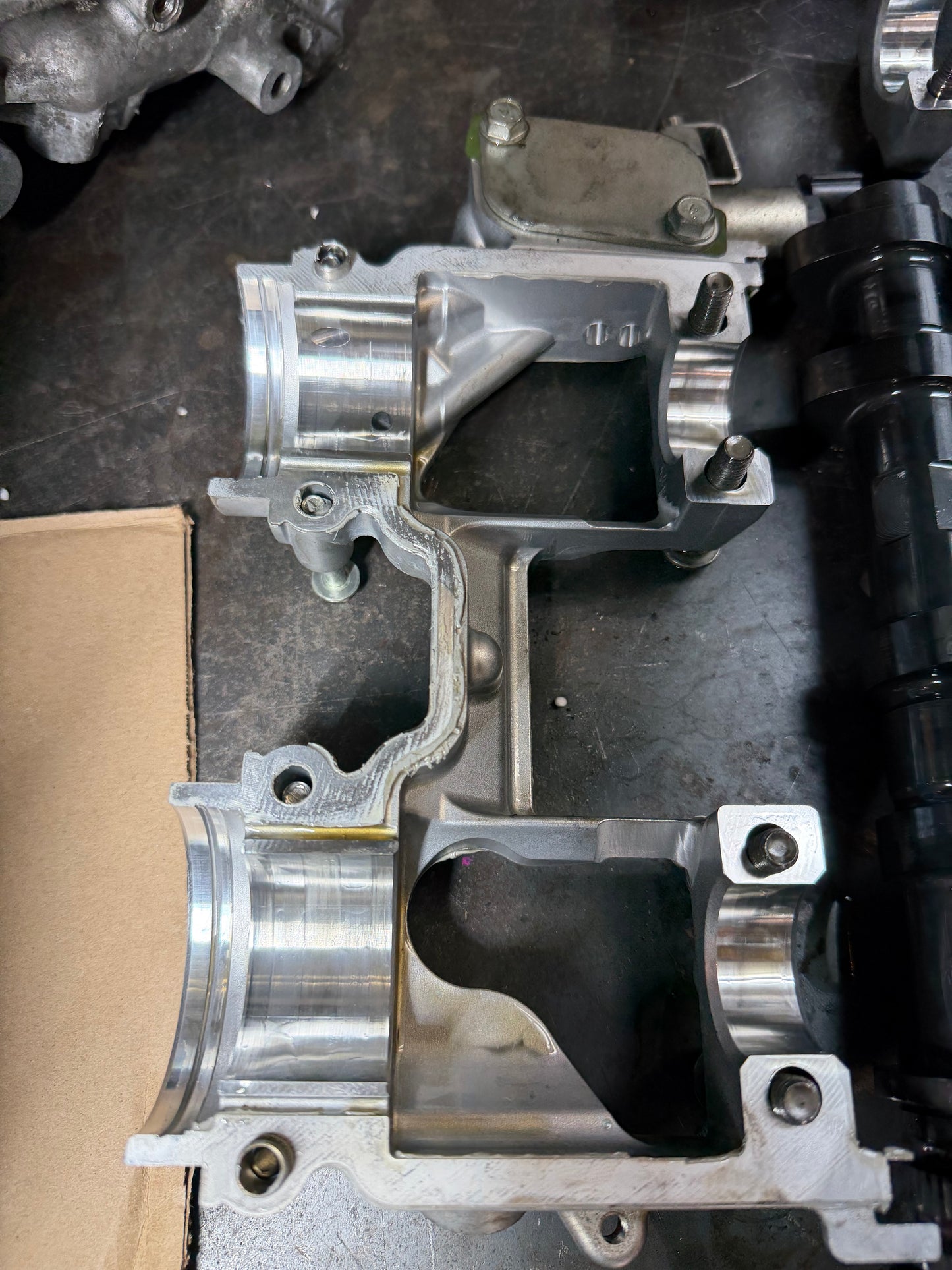 IAG “ race “ SAVCS cylinder heads Subaru STi & wrx GSC S2 cams, CNC port & polish + 1 MM valves , 14 MM drilled