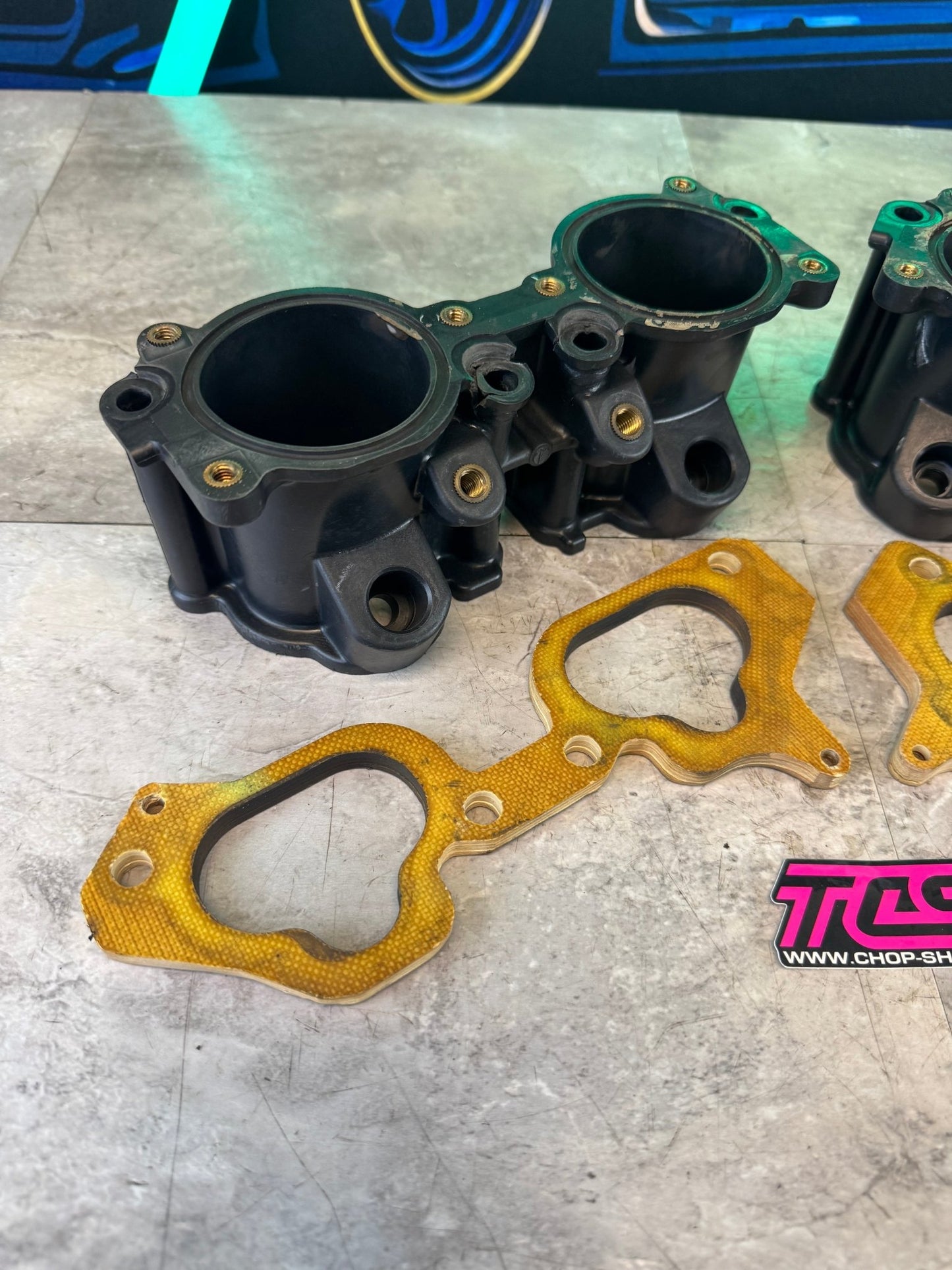 Composite TGV Deletes With Spacers For Subaru 02-14 WRX / 07-21 STi / 07-12 FXT And LGT