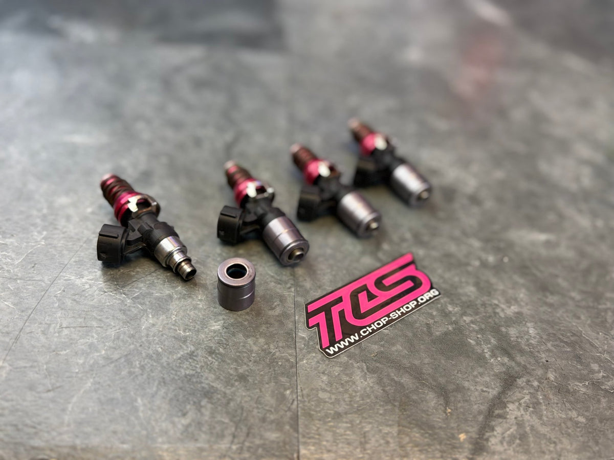 FIC top feed fuel injectors SUBARU STi 2200 CC w: ID upper & lower adapters