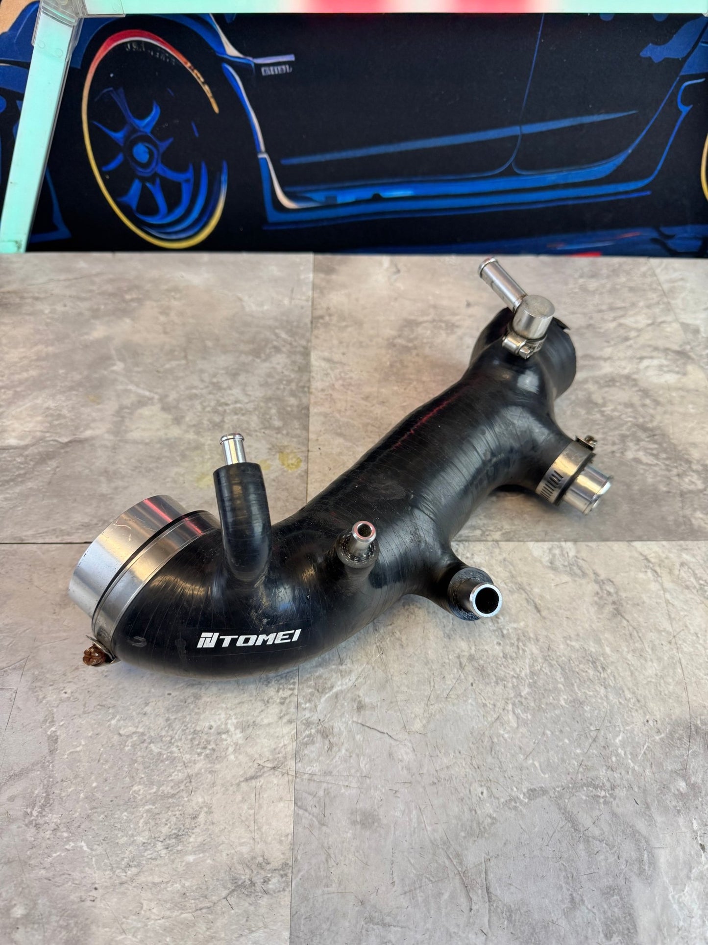 Tomei Turbo Inlet 2.5" Turbo Side / 3" Filter Side For Subaru 02-07 WRX / 04-21 STI / 04-08 FXT