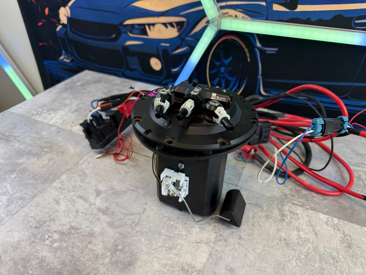 RADIUM engineering fuel pump hanger basket 15-21 Subaru STi w/ walbro 450 pump & I wire wiring kit