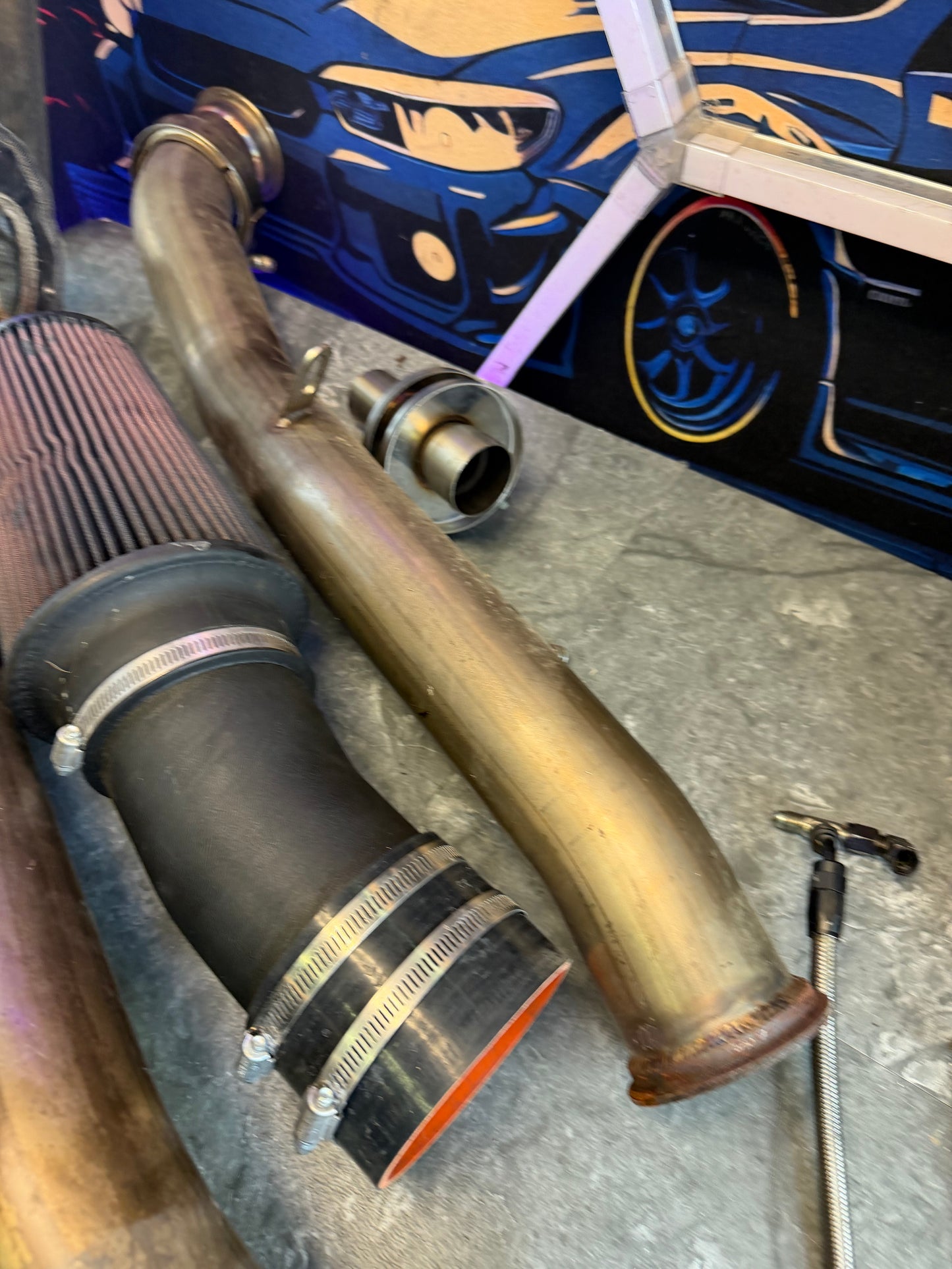ETS rotated turbo kit 700 + hp 04-07 STi & 02-07 Subaru wrx PTE 6466 gen 2 EWG 2 bolt w: invidia N1 CBE