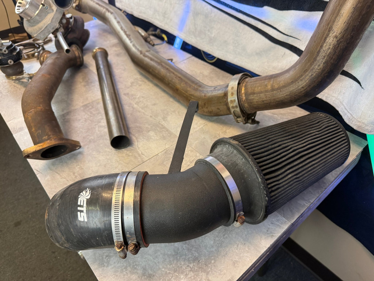 ETS extreme turbo systems rotated turbo kit 08-21 Subaru STi 800 HP tial 44 mm EWG PTE 6266