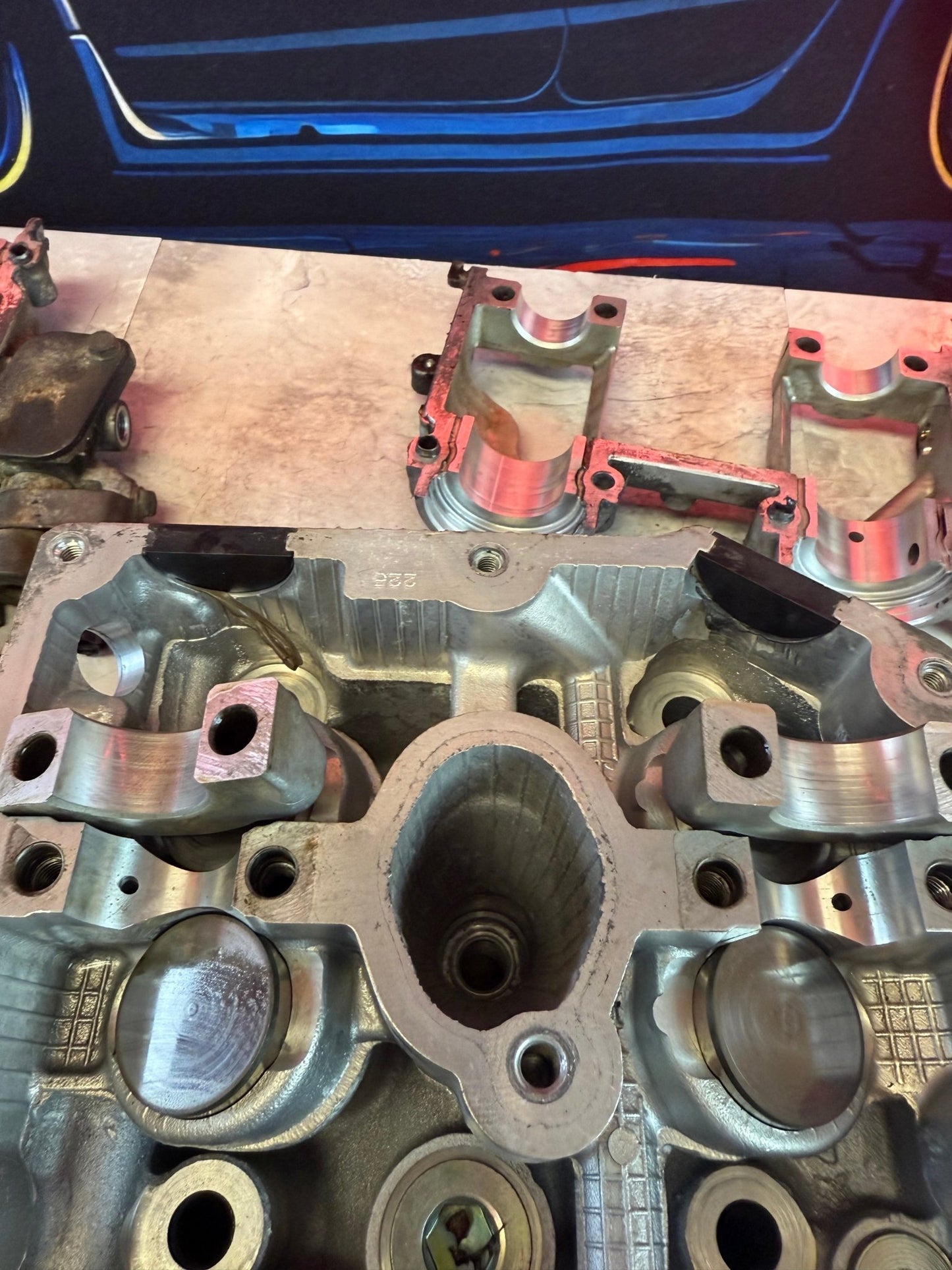 B25 Subaru STi cylinder heads 2004 - 2006 single AVCS SAVCS wrx ej255 legacy gt forester xt