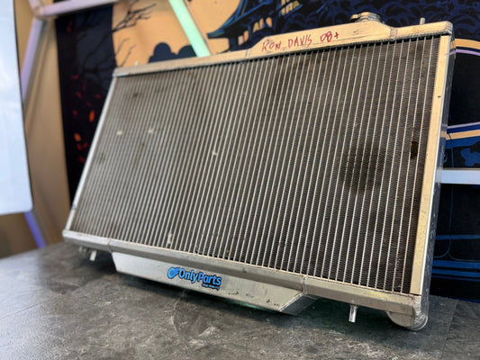 RON DAVIS racing products MASSIVE radiator 08 + Subaru STi ej257 wrx 1” wide twin row