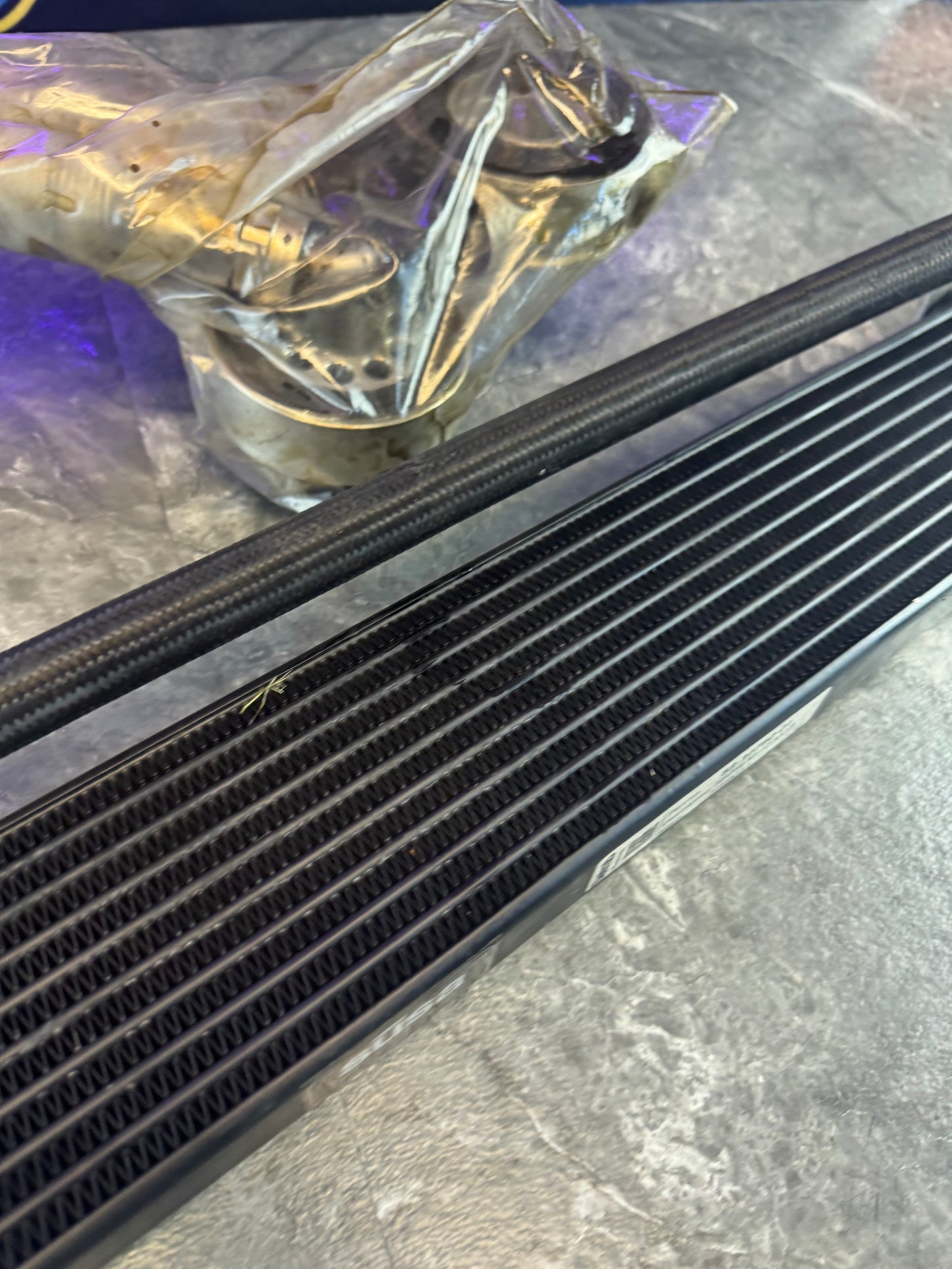 2015-2021 Subaru WRX STi Setrab Oil Cooler Kit Sandwich Plate And Brackets