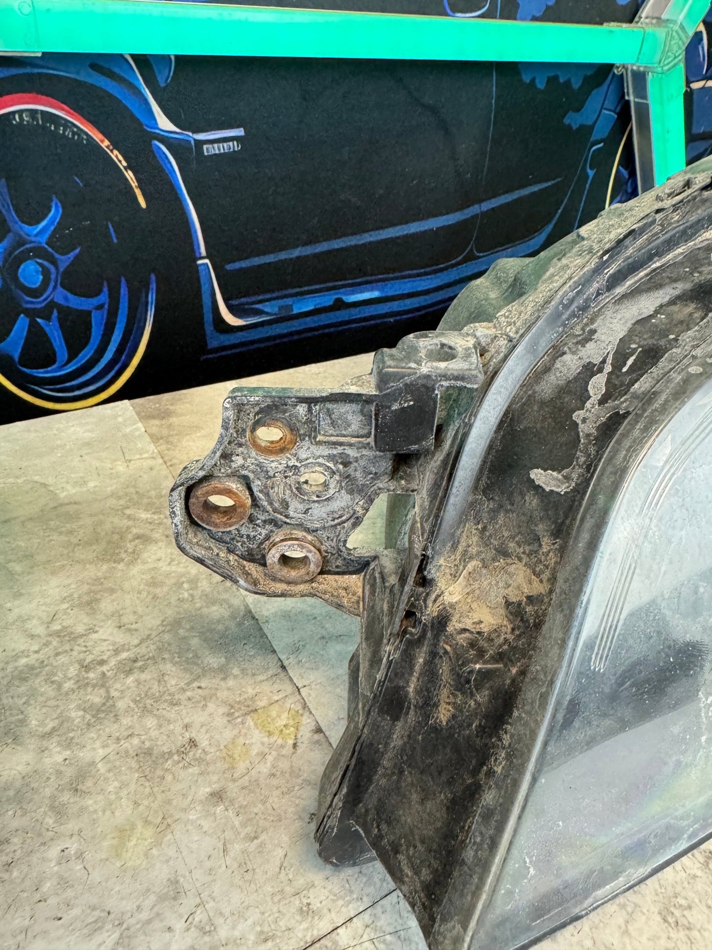 2006-2007 Subaru Impreza WRX STi Aftermarket LED Bar Headlight Pair Assembly B2