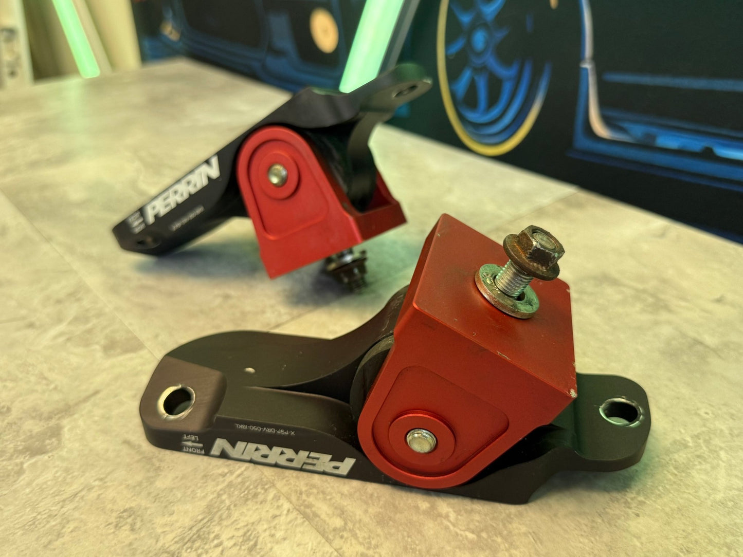 Perrin billet engine motor mounts 75a Subaru wrx & STi ej205 ej257 ej255