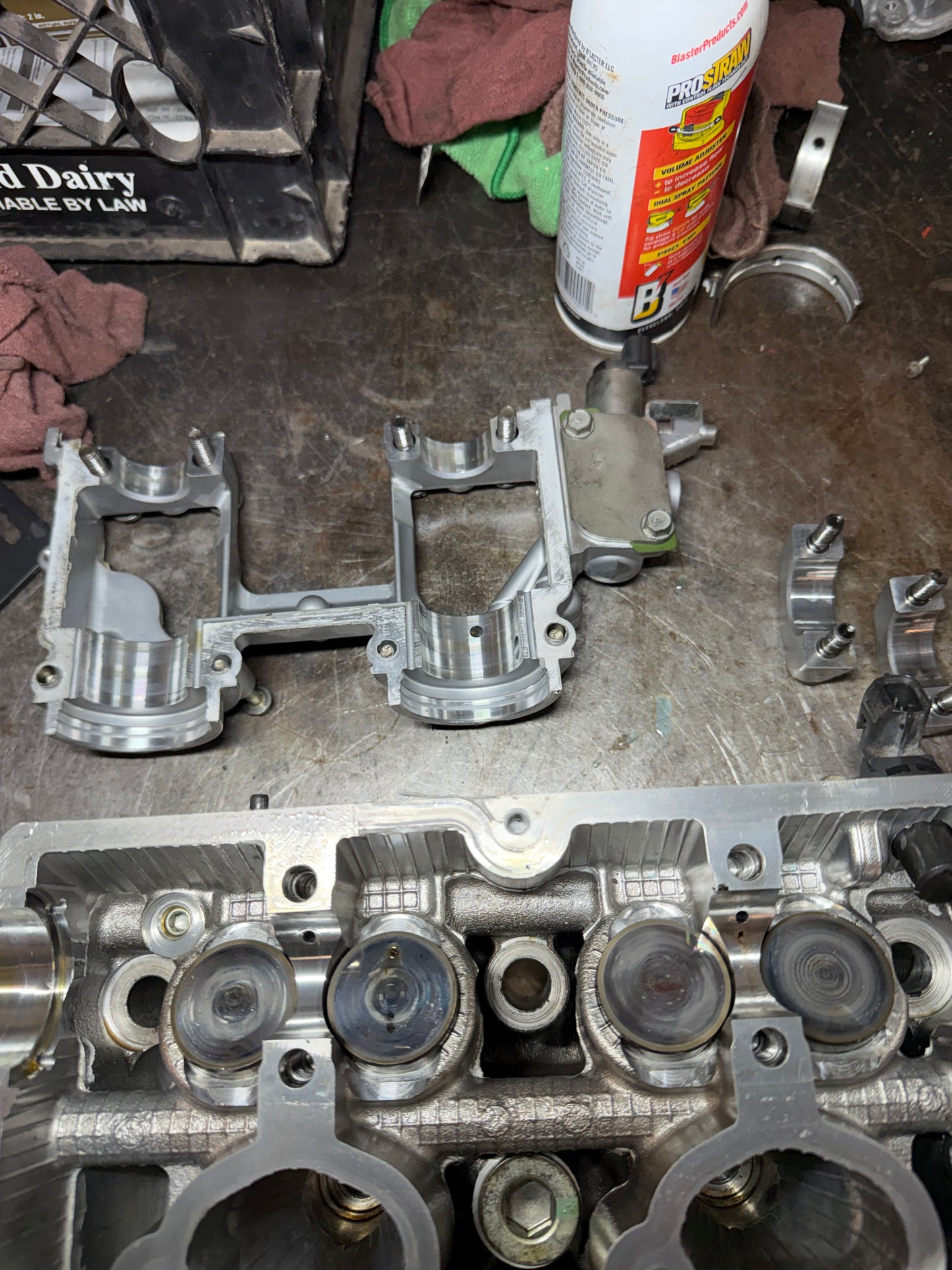 IAG “ race “ SAVCS cylinder heads Subaru STi & wrx GSC S2 cams, CNC port & polish + 1 MM valves , 14 MM drilled