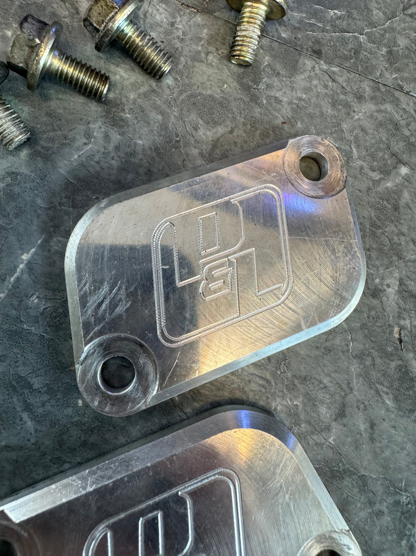 Subaru EJ20 EJ25 Engine P&L Motorsports AVCS Solenoid Access Plates With Hardware