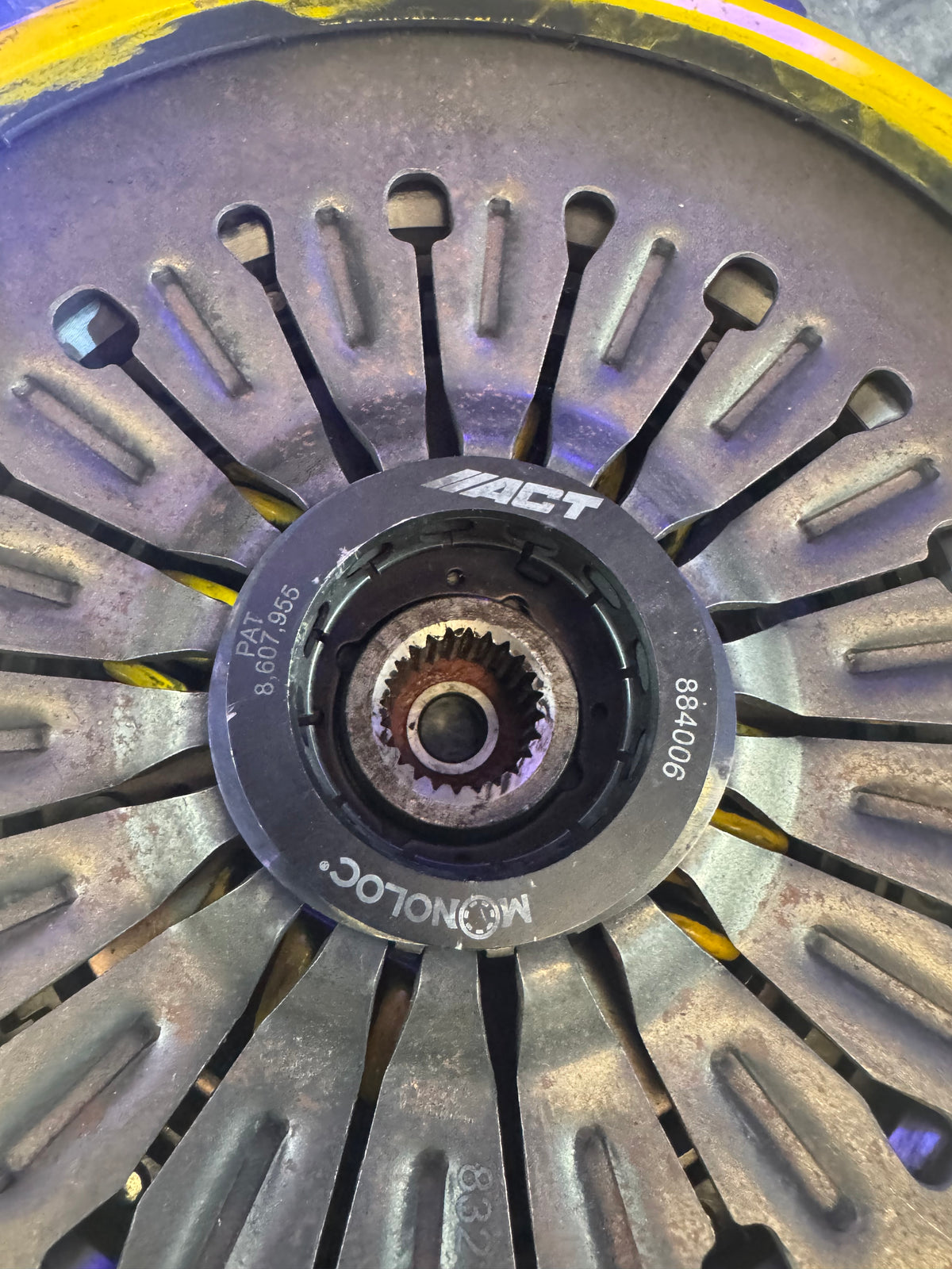 2004-2021 Subaru WRX STi ACT Mod-Twin 225 Extreme 6-Puck Sprung Street Clutch Kit Organic Disk With Monolock Collar