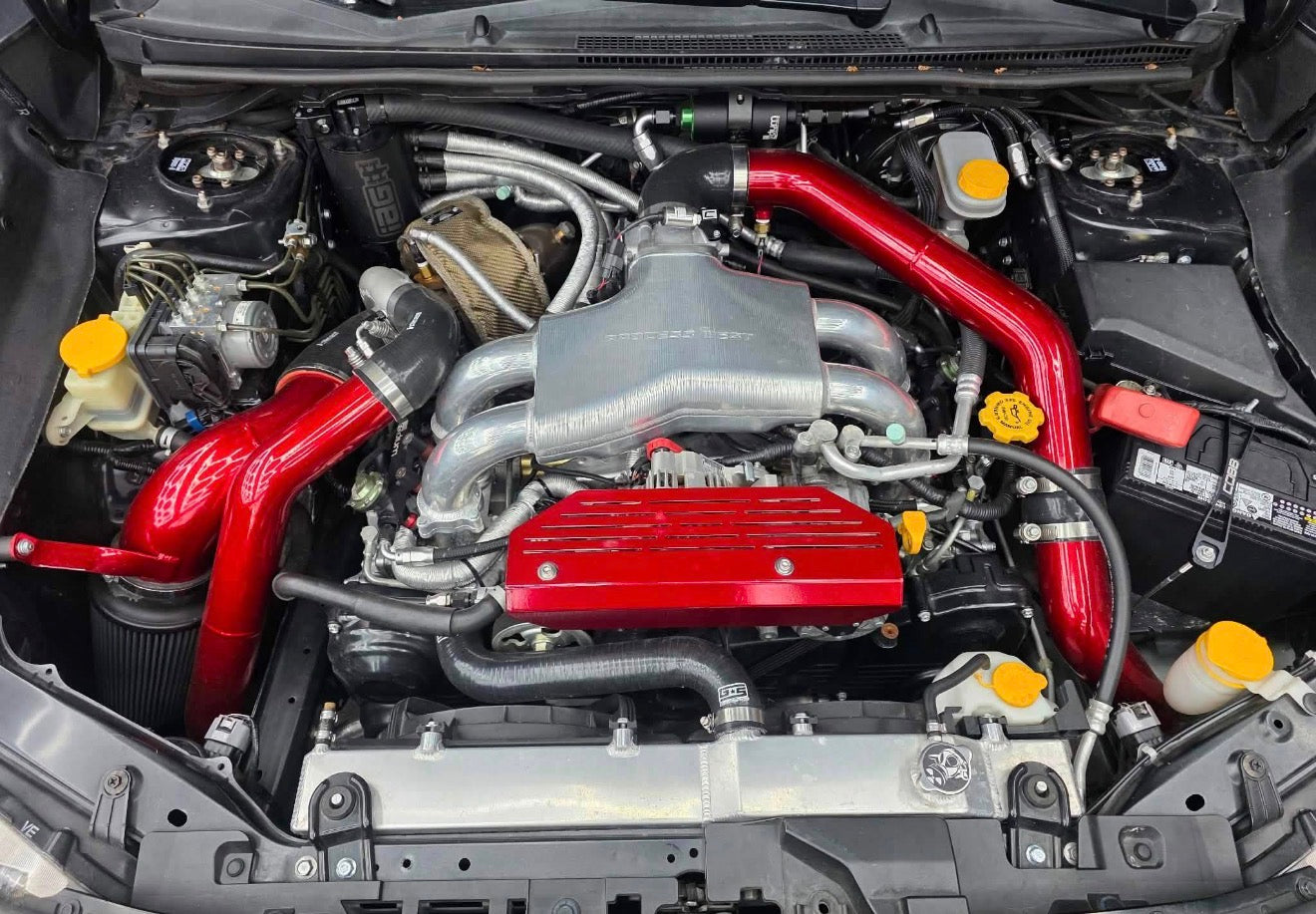 FULL RACE EFR S200 rotated twin scroll turbo kit 08-21 STi 08-12 Subaru wrx tial EWG x 2