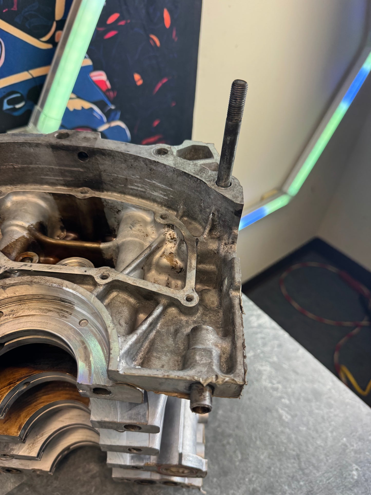 2004-2021 Subaru WRX & STi EJ255 EJ257 EJ 2.5L Engine Block Case Halves Short Block CORE Needs Work