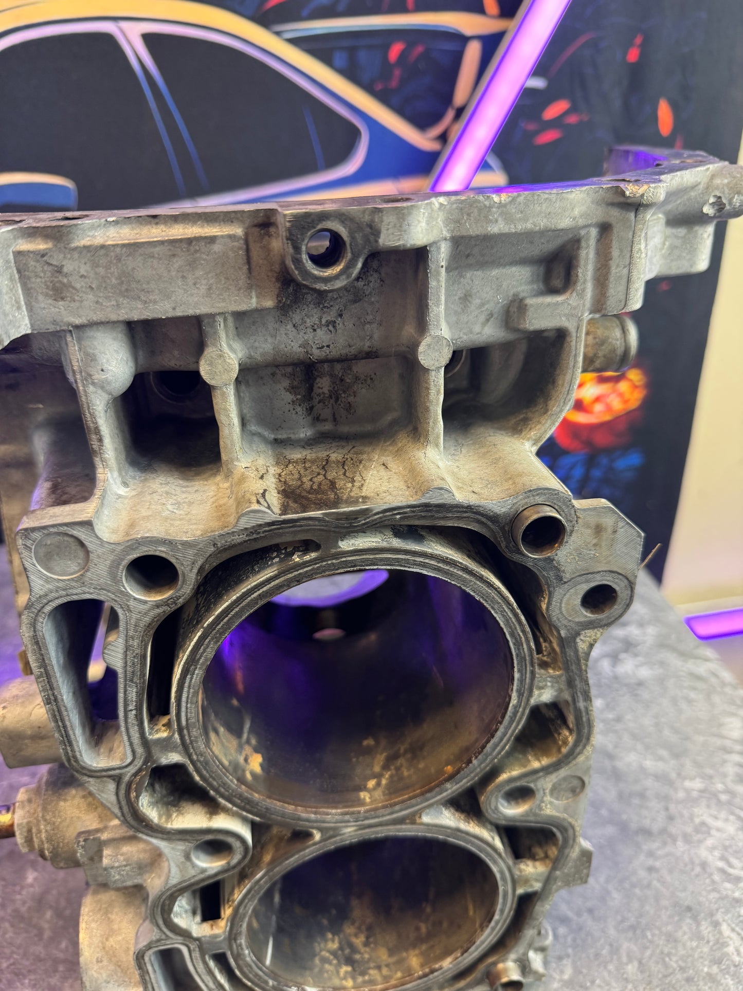 2004-2021 Subaru WRX & STi EJ255 EJ257 EJ 2.5L Engine Block Case Halves Short Block CORE Needs Work