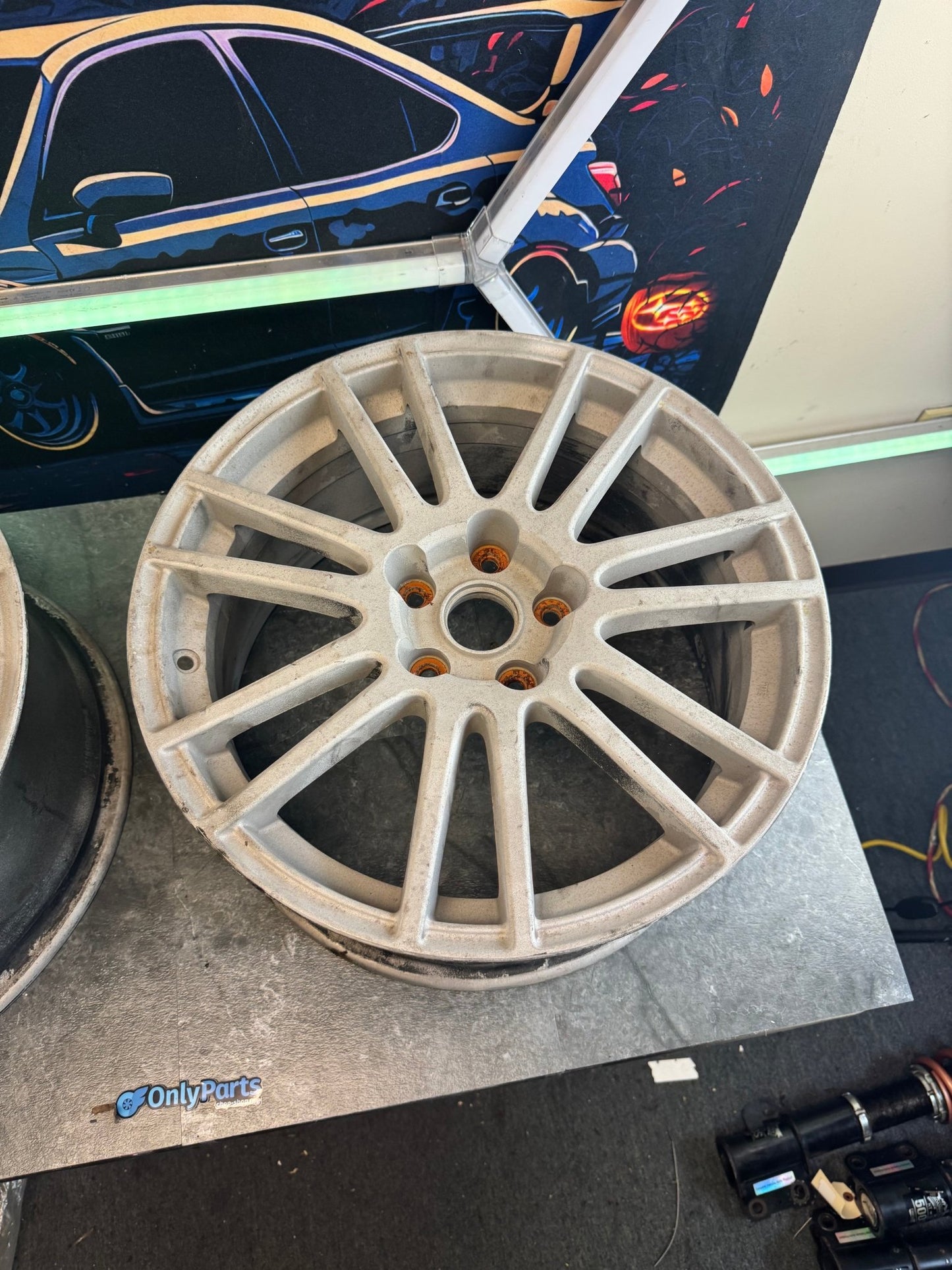 2012-2014 Subaru WRX STi OEM STi Enkei Wheels Rims No Tires Set Of 4