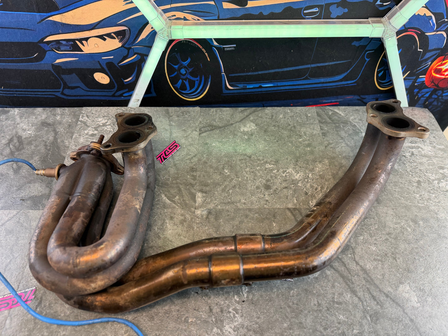 TOMEI UELH unequal length header 3 bolt SUBARU STi & WRX EJ257 EJ255 turbo exhaust manifold