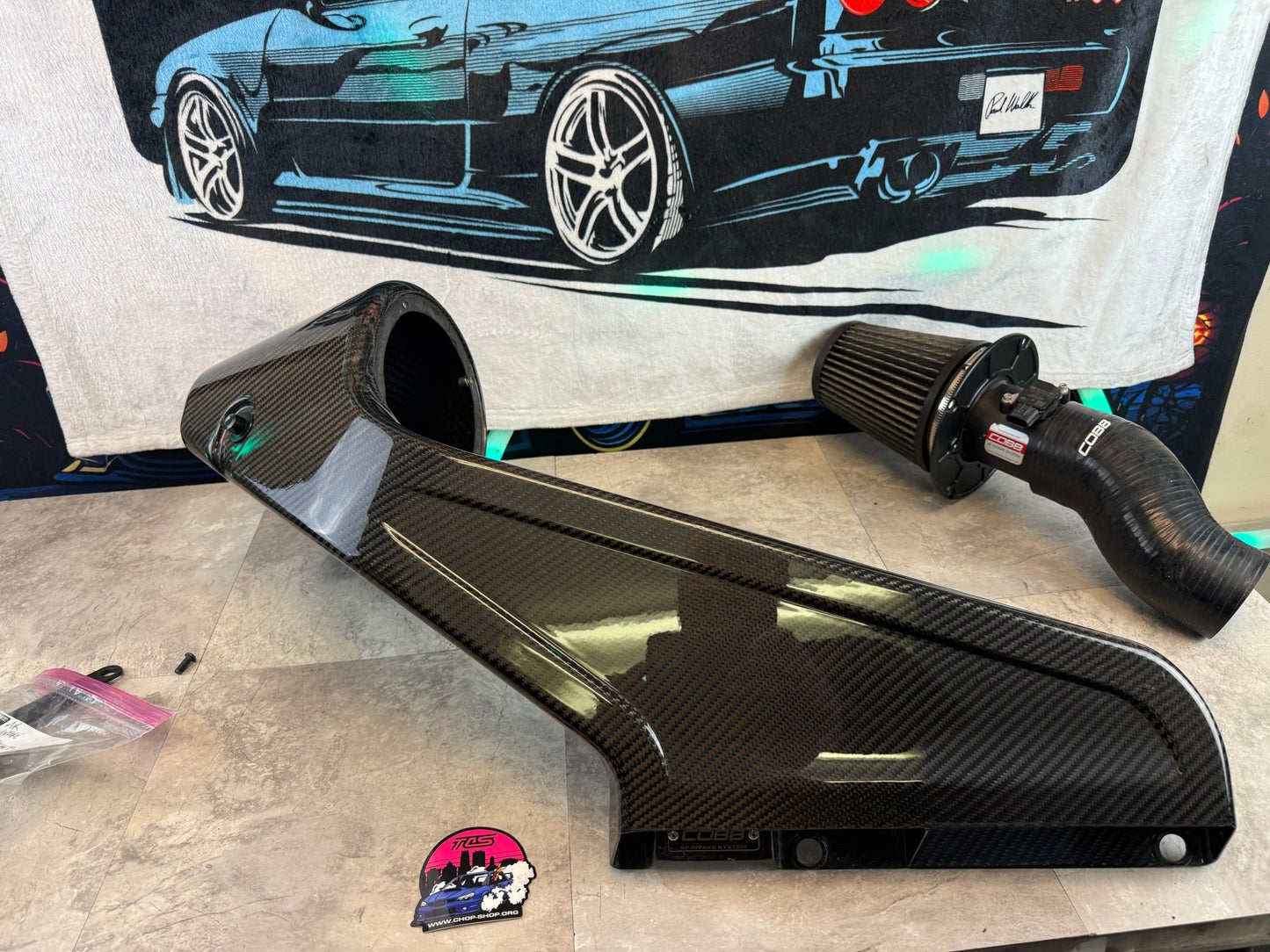 COBB CF redline RED LINE carbon fiber STi VA 15-21 Subaru ej257 intake kit