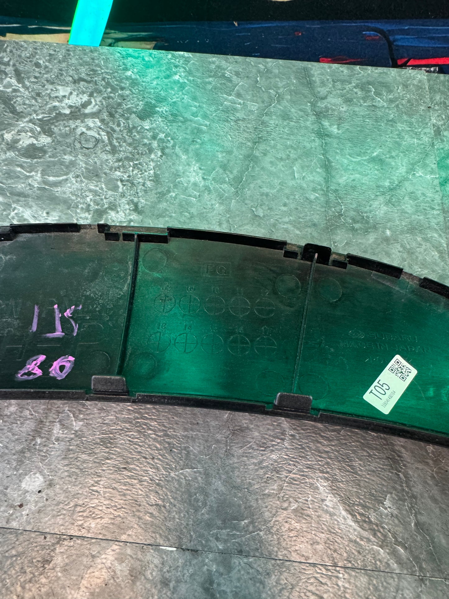 2008-2014 Subaru Impreza WRX STi OEM Dash Climate Control HVAC Trim Cover
