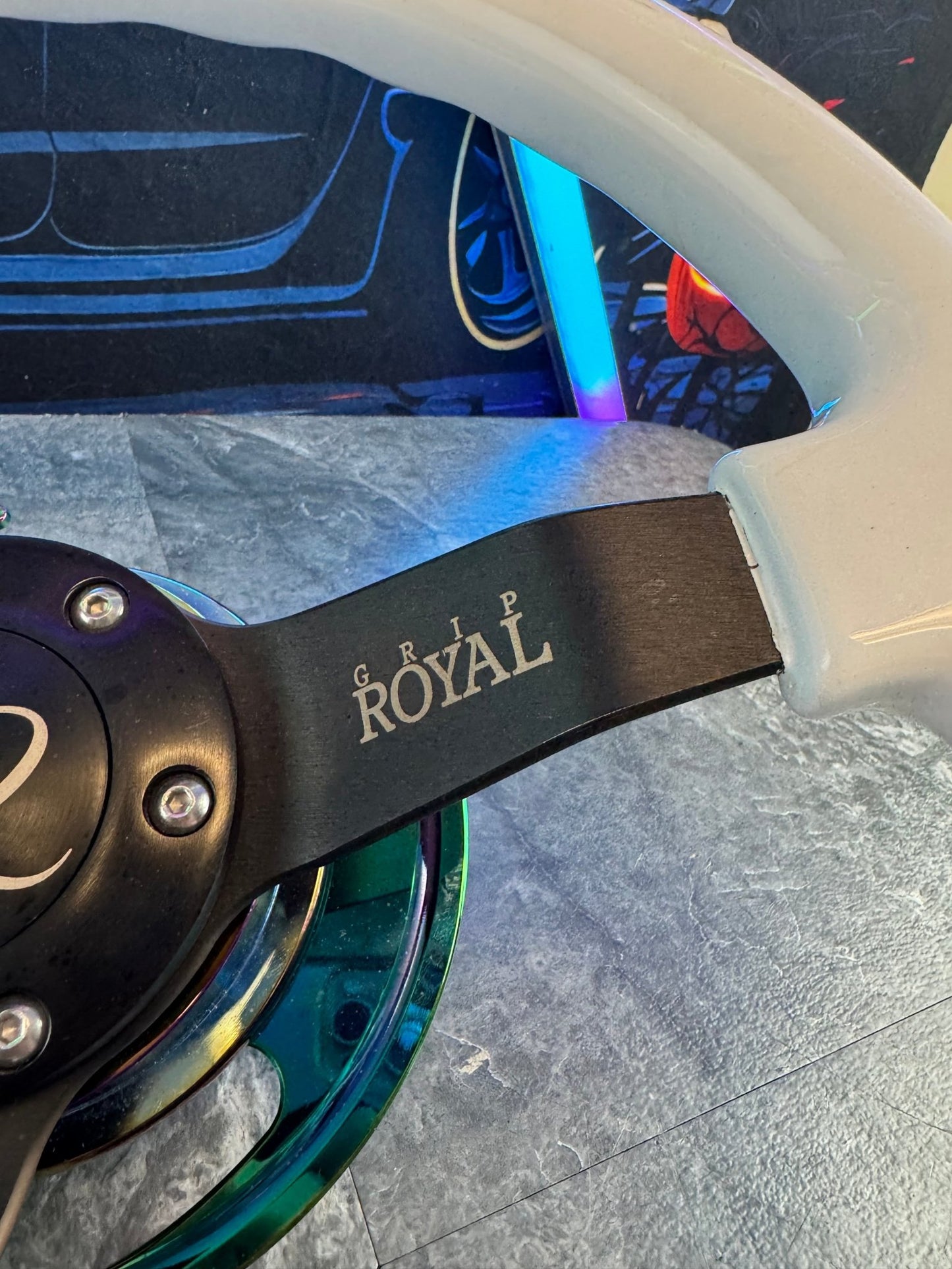 Grip Royal Steering Wheel Kit With NRG 3.0 Quick Release Hub Kit