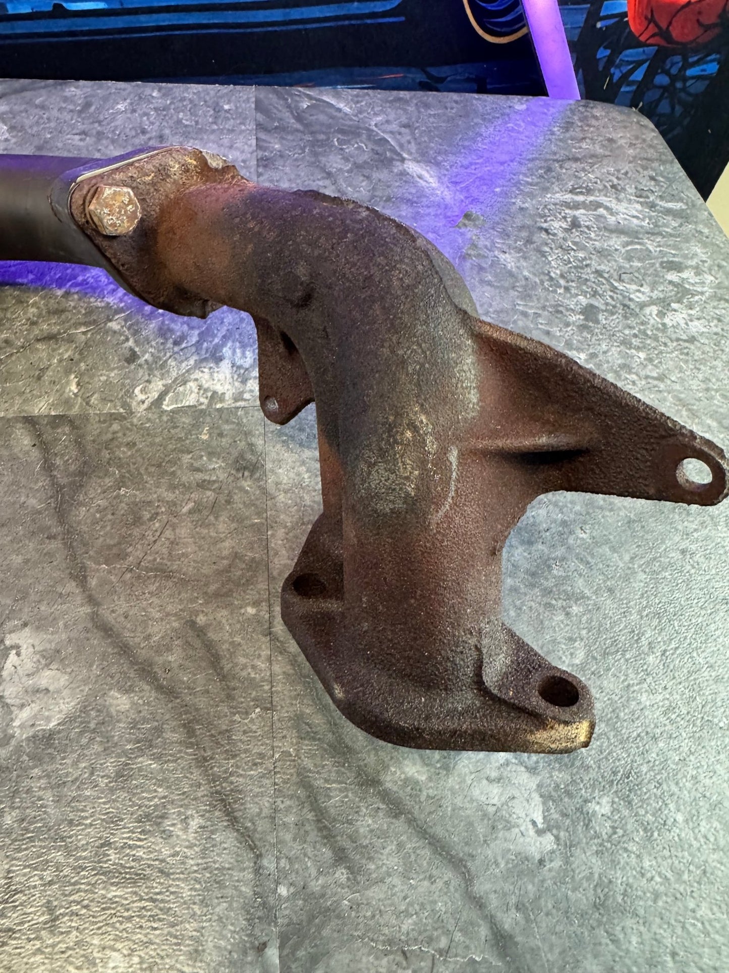 2004-2021 Subaru WRX STi OEM Cast Headers With Grimmspeed Header Crossover Pipe Exhaust