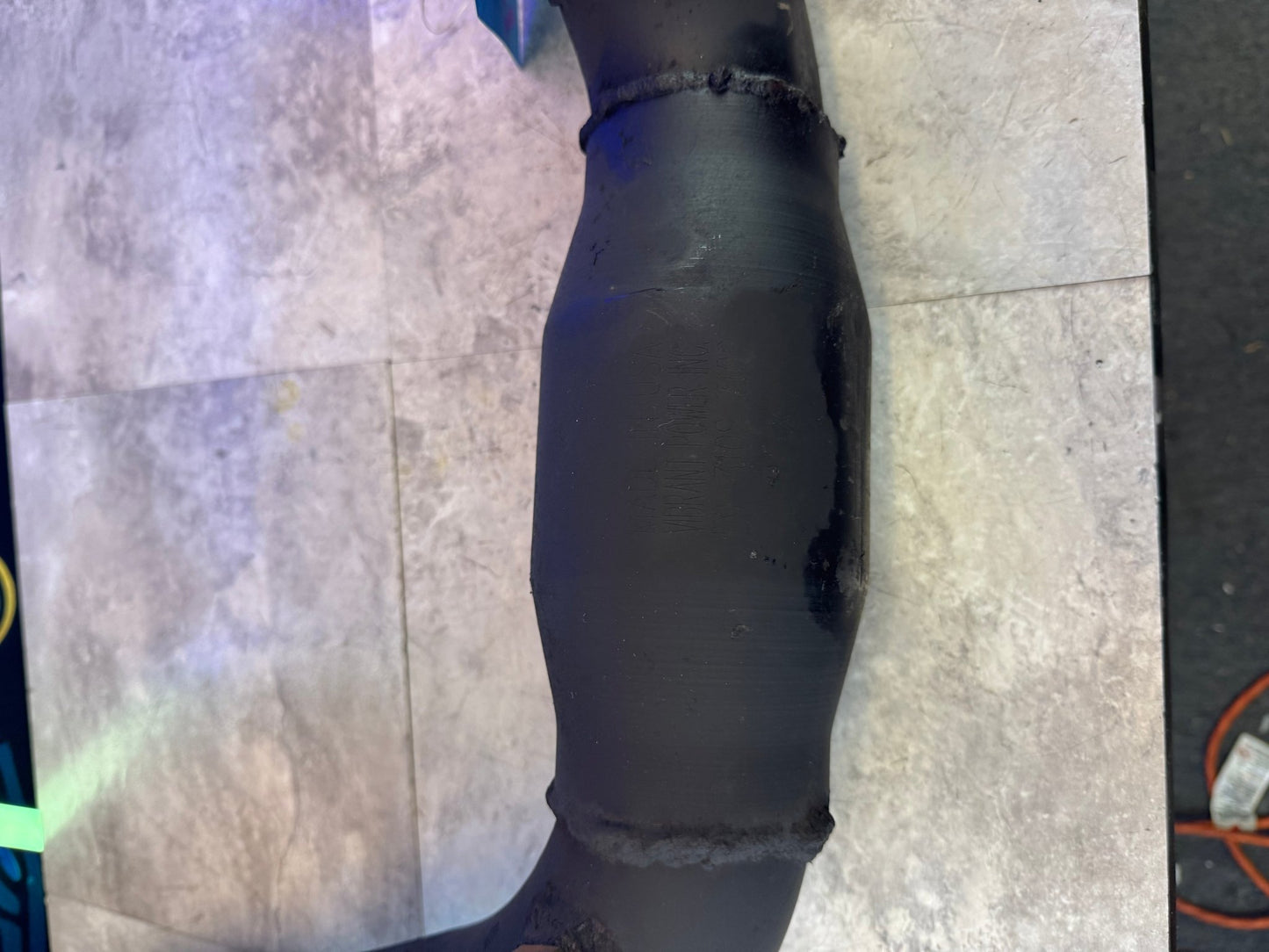 Invidia Bellmouth "Catless" Welded Catted Downpipe Powder Coated Black