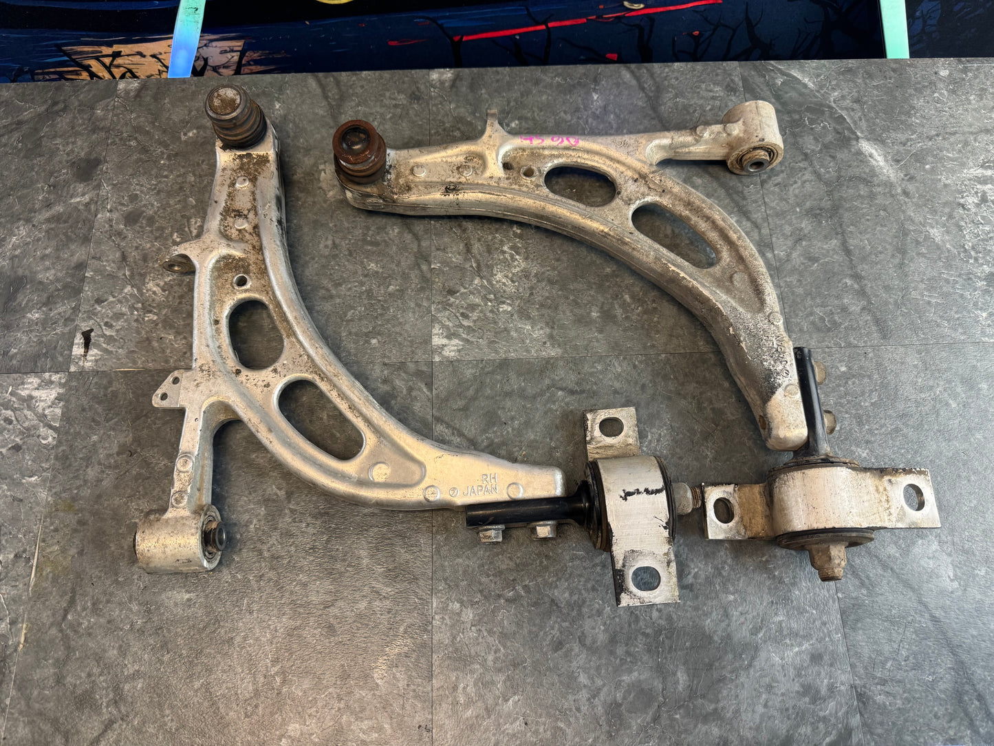 2004-2006 Subaru WRX STi OEM Aluminum Control Arms Pair Set Of 2