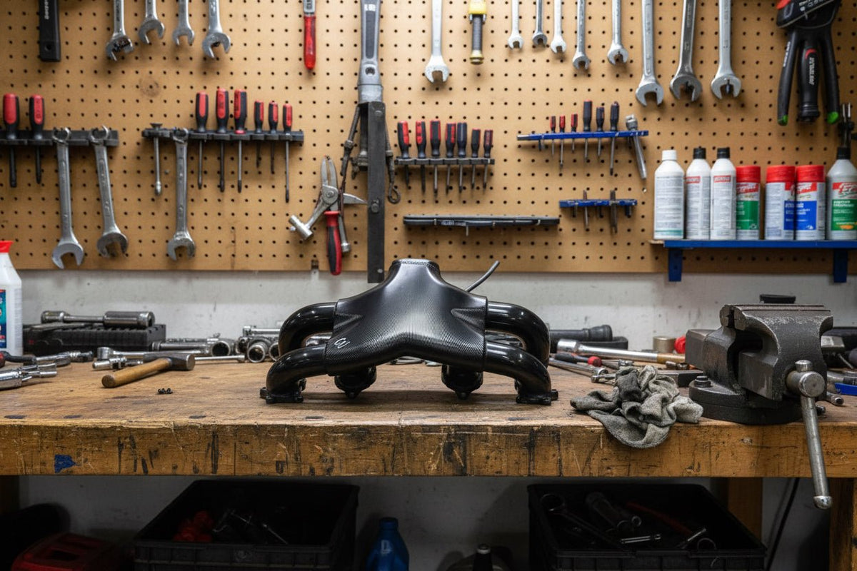 BILLET intake manifold CORSA VELOCE “ Stradale “ Subaru wrx & STi ( rear facing ) NICE ! DBW w/ small cv logo