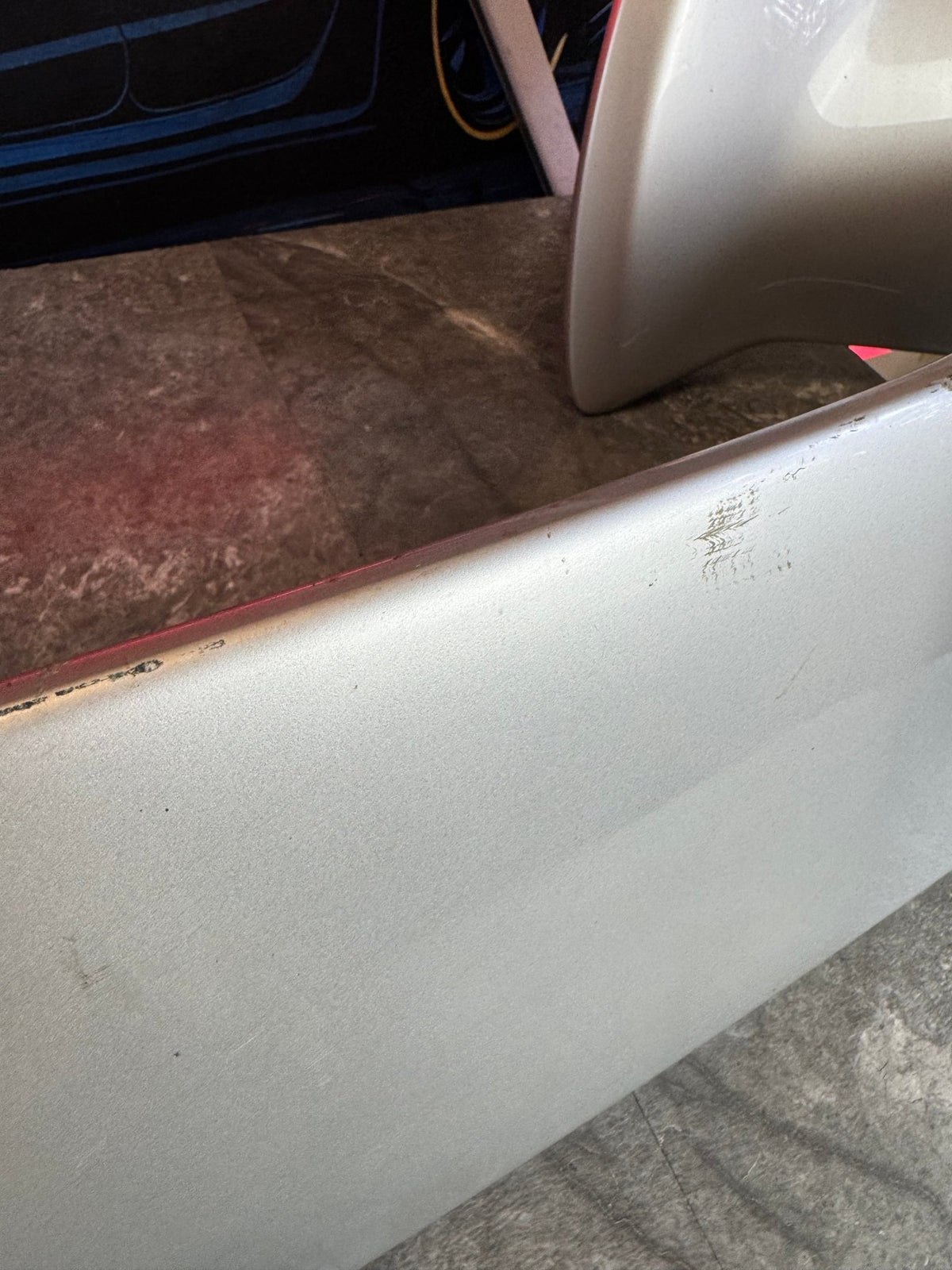 2008-2014 Subaru WRX STi Sedan OEM Rear Trunk Wing Spoiler Splitter Assembly