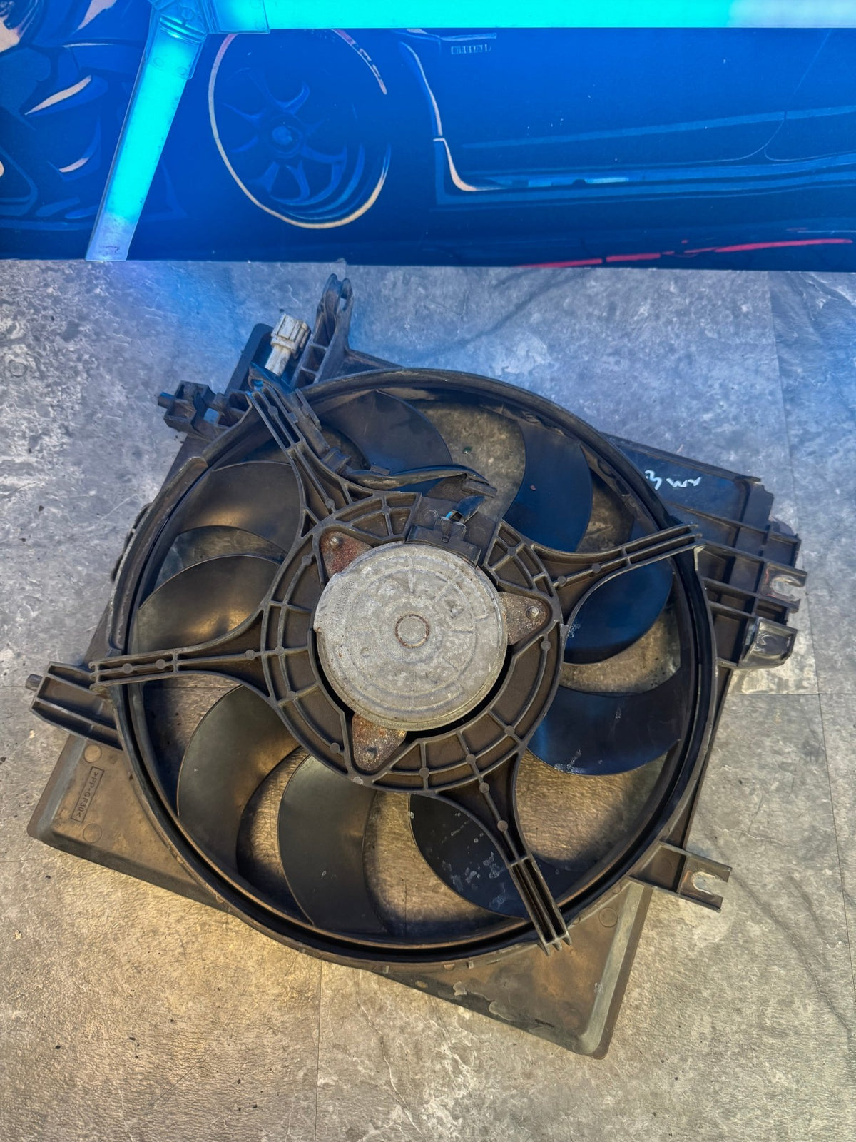 2008-2014 Subaru Impreza WRX STi OEM Radiator Fan 9-Blade Cooling Fan