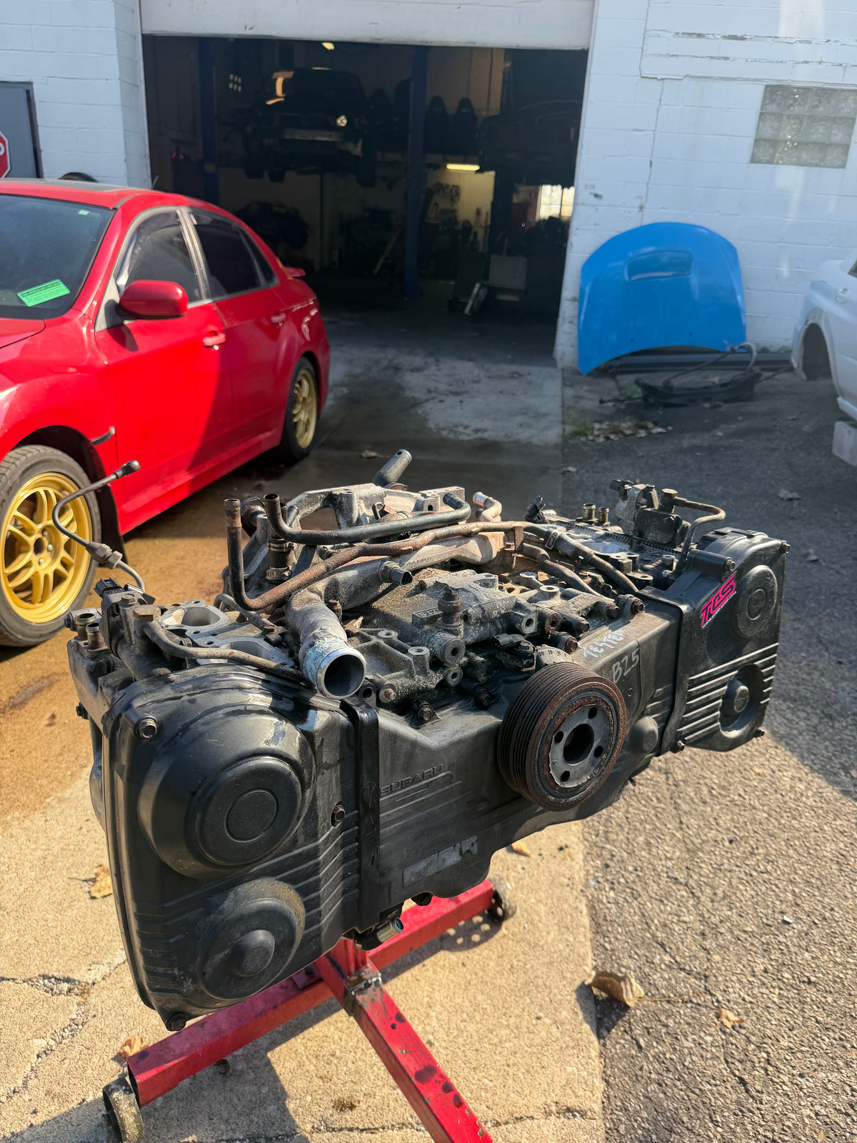 Subaru STi b25 EJ257 tested engine longblock motor SAVCS