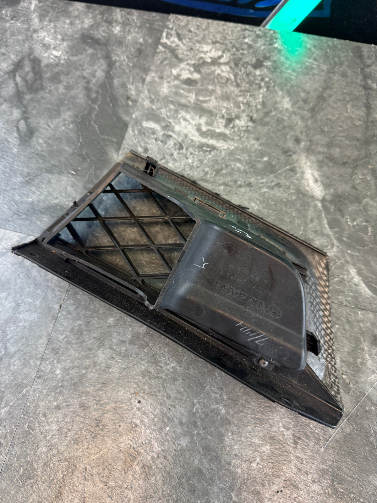 2006-2007 Subaru WRX STi OEM Front Bumper Grill Inserts LH And RH Hydrodipped