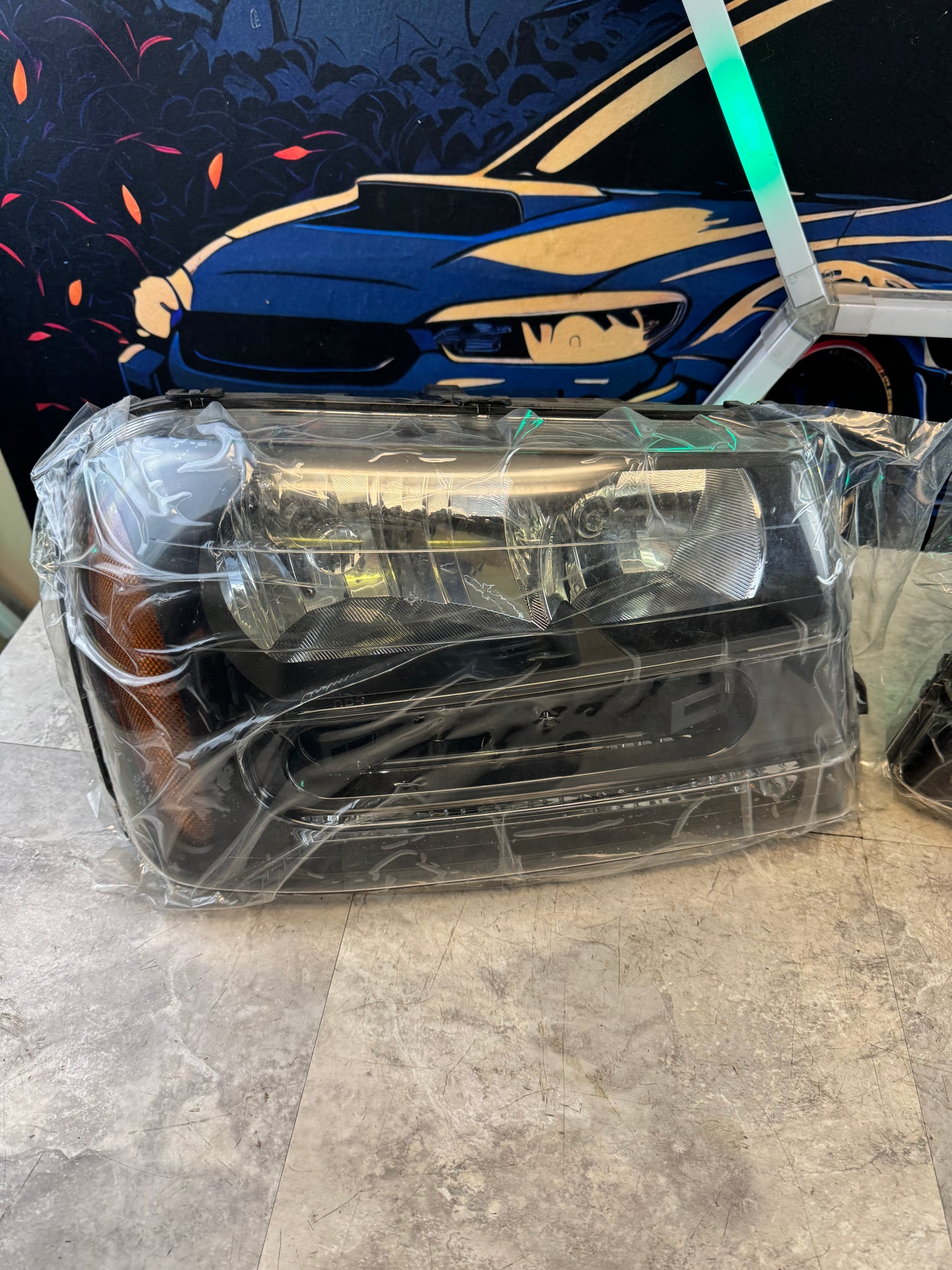 2002-2009 Chevrolet Trailblazer Brand New Aftermarket Headlight Assembly Pair Kit B2