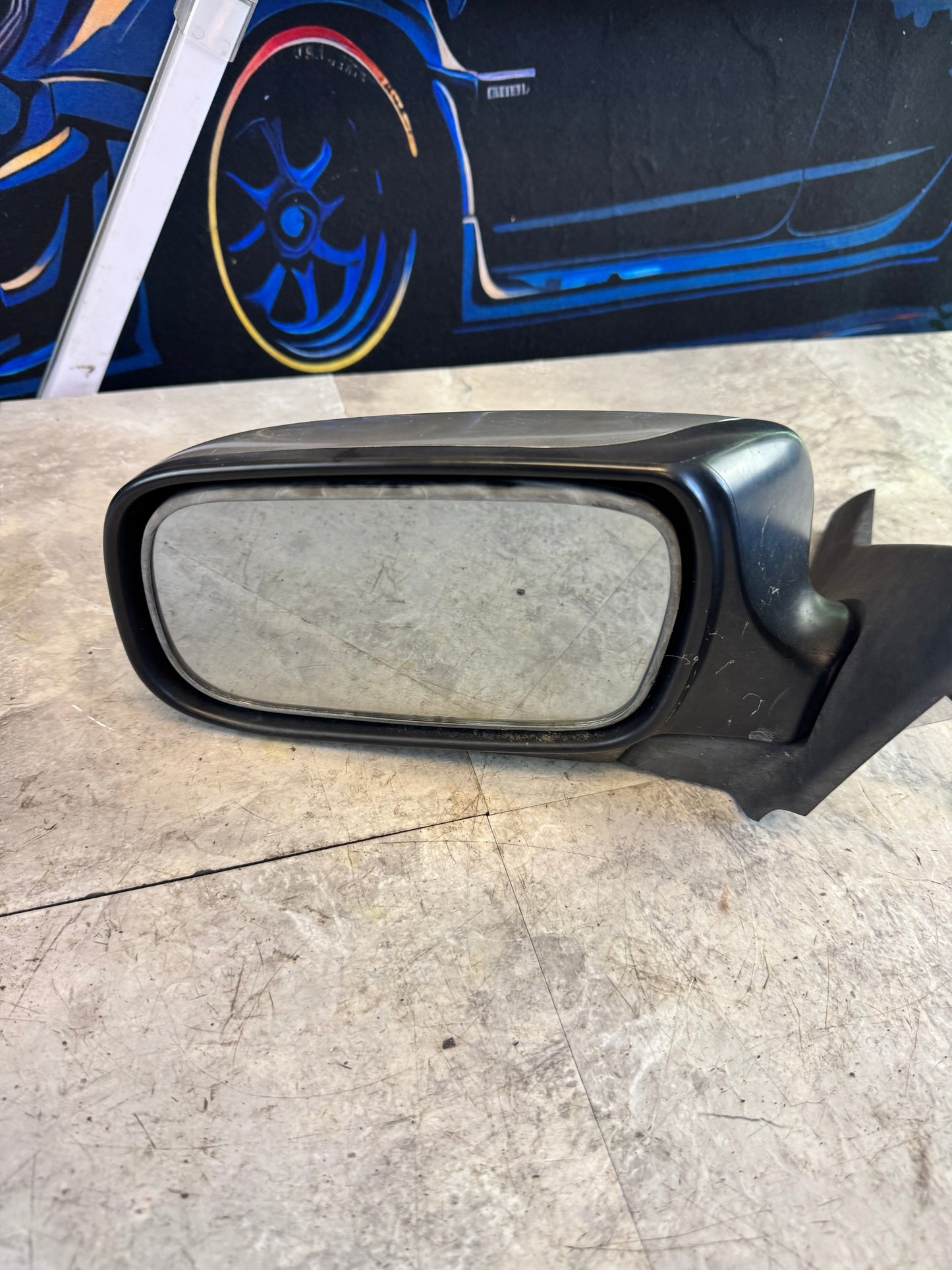 2004-2007 Subaru Impreza WRX STi OEM Black LH LEFT Driver SIDE VIEW Mirror M2
