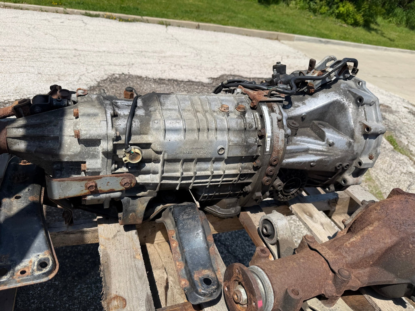 STi six speed transmission swap package 08-14 wrx DCCD w/ r180 rear differential