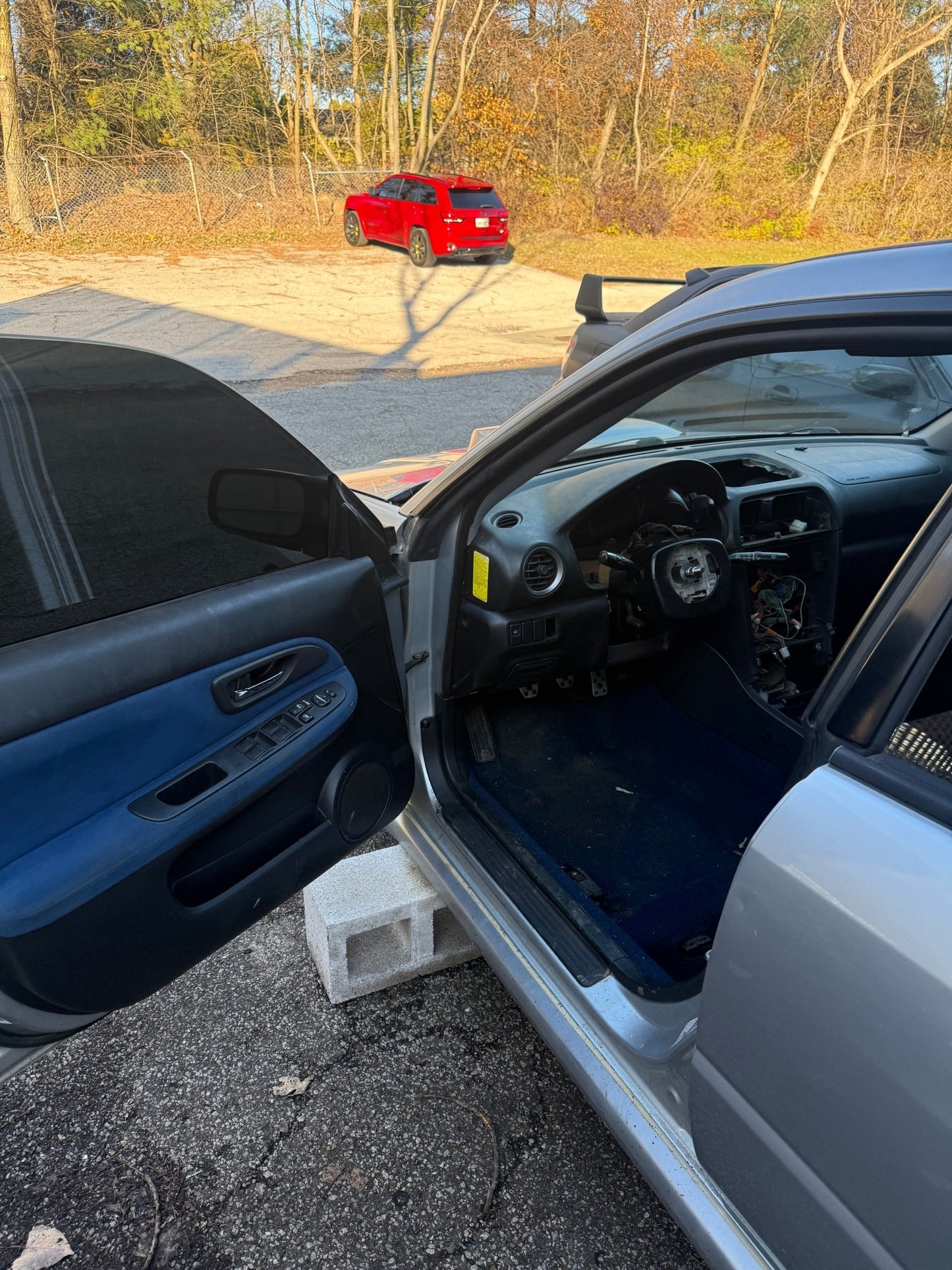 2005 Subaru wrx Sedan PSM platinum silver metallic chassis car shell project
