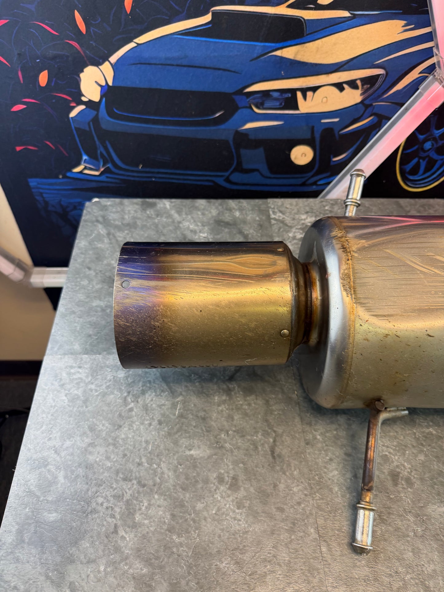 Invidia 3” cat back exhaust system 2002 - 2007 Subaru wrx & 04 -07 sti g200 titanium tip