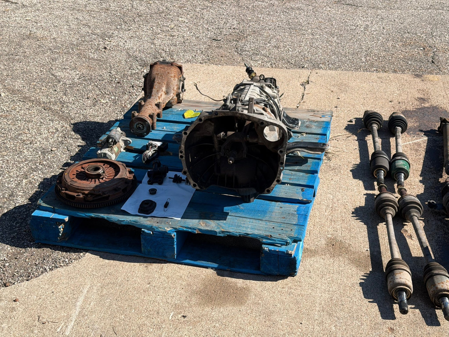 2002 - 2007 wrx 04-07 subaru  STi 6 speed transmission swap package for wrx DCCD brembos r 180 I wire