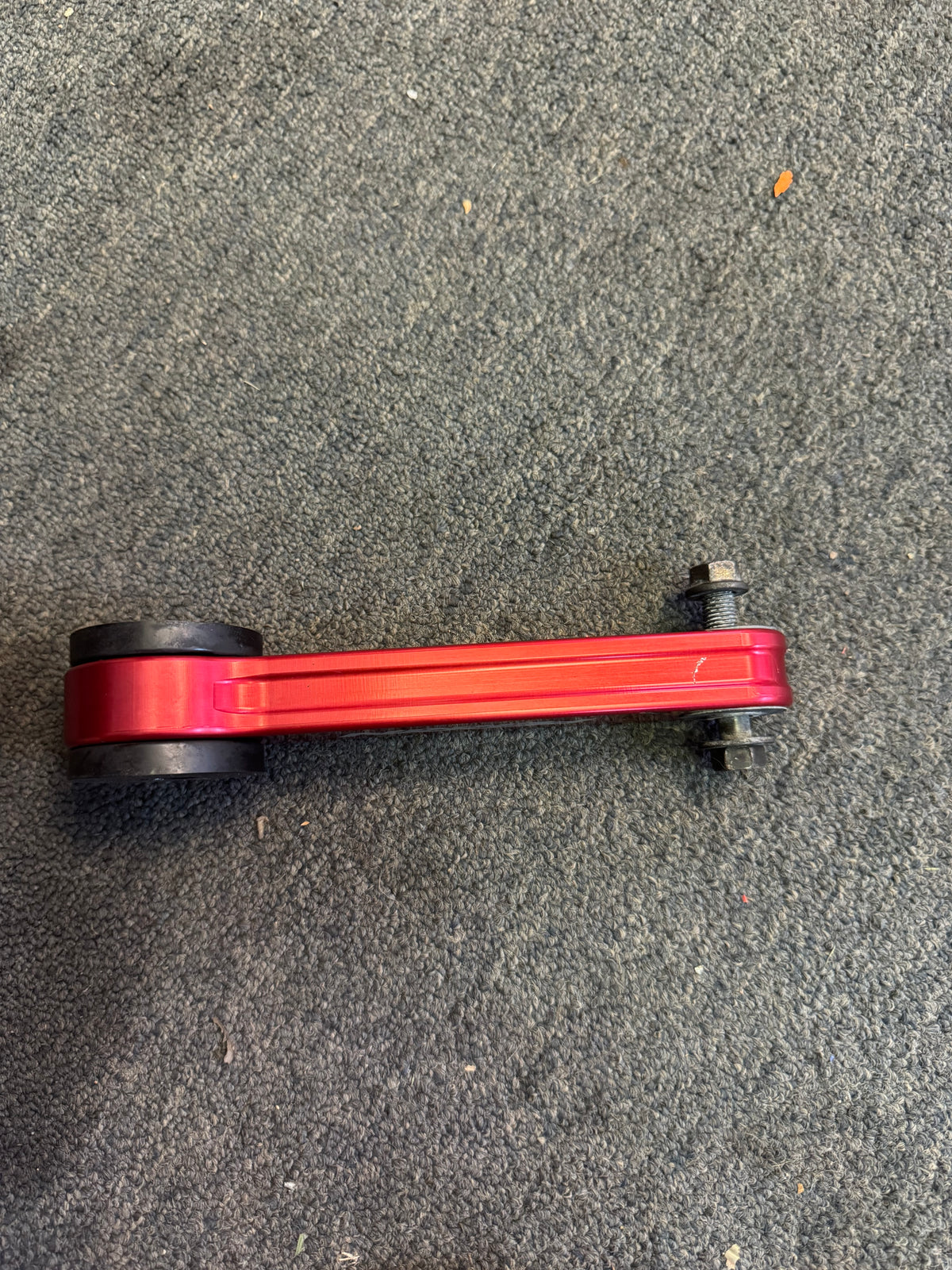 2004-2021 Subaru WRX STi Perrin Pitch Stop Mount Dog Bone Assembly Red