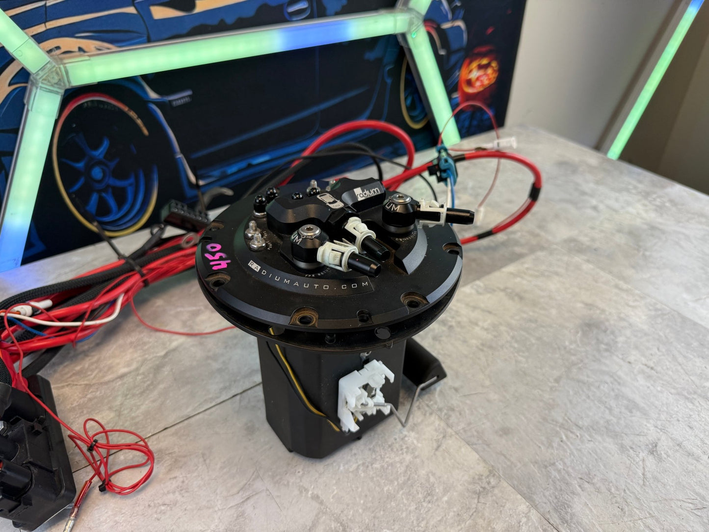 RADIUM engineering fuel pump hanger basket 15-21 Subaru STi w/ walbro 450 pump & I wire wiring kit