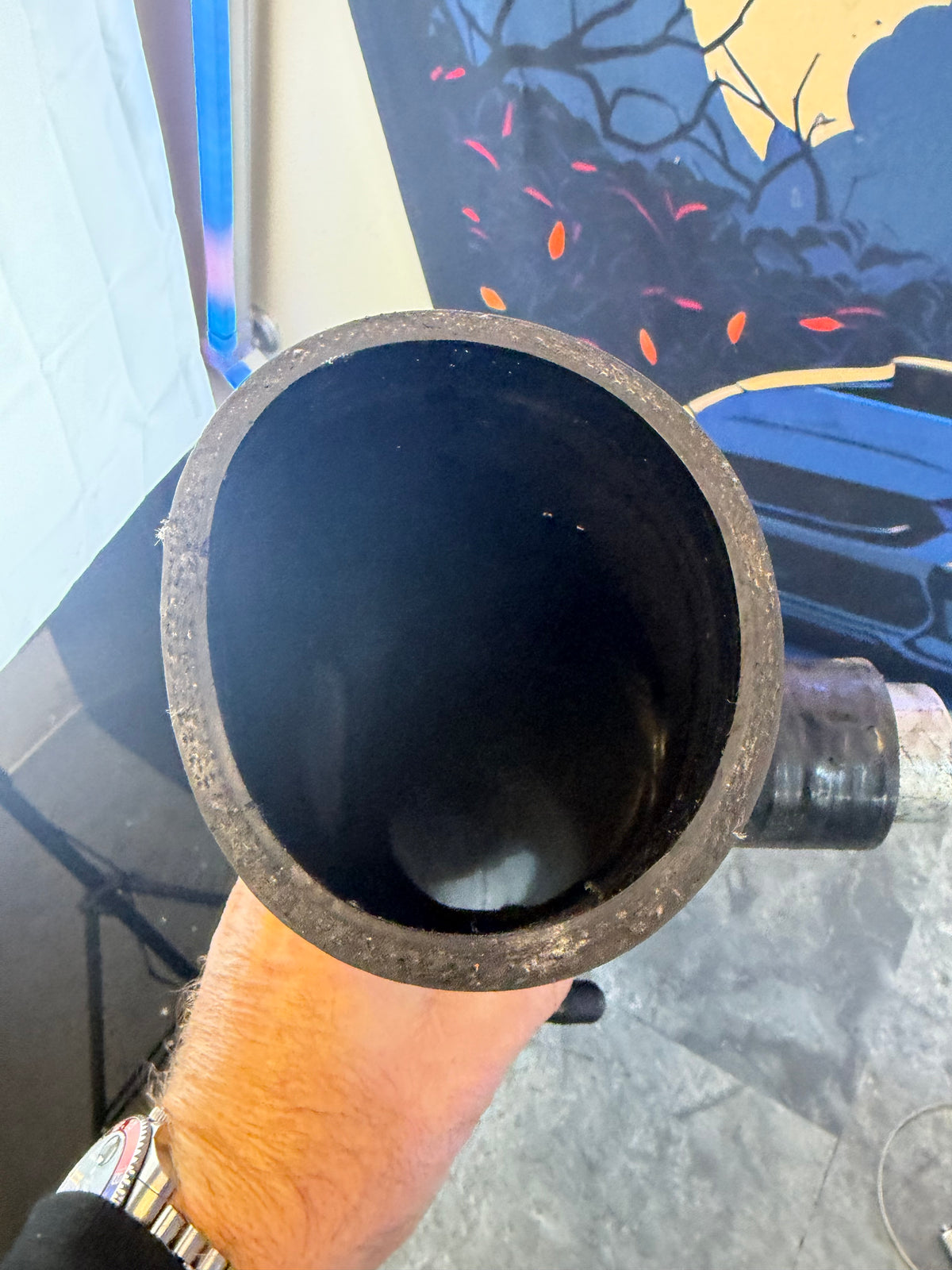 FP 84 mm silicone turbo inlet 3.25” Subaru STi & wrx
