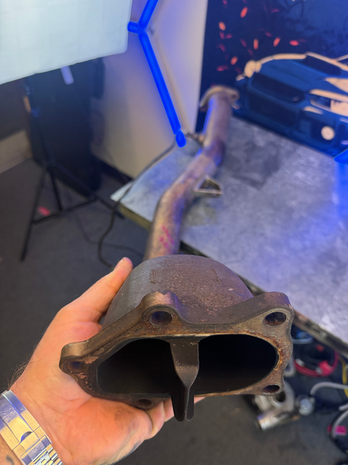 INVIDIA catted downpipe 2004 - 2007 Subaru STi & 02-07 wrx