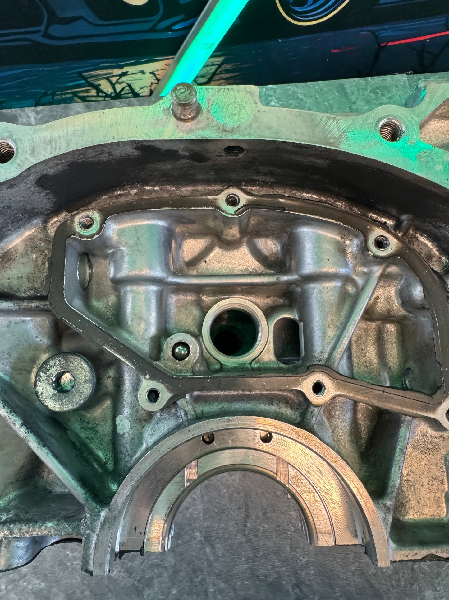 Subaru EJ25 Case Halves Short Block For Core With Bearings And Case Bolts