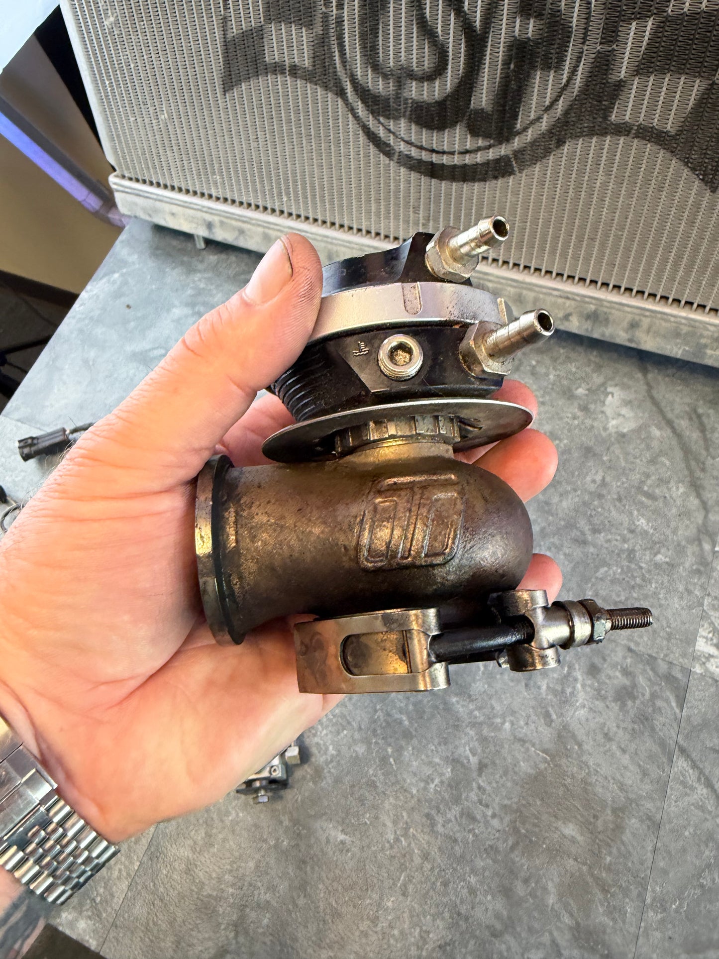 Turbosmart 40 mm comp gate smart gate external wastegate 38 mm Subaru STi & wrx