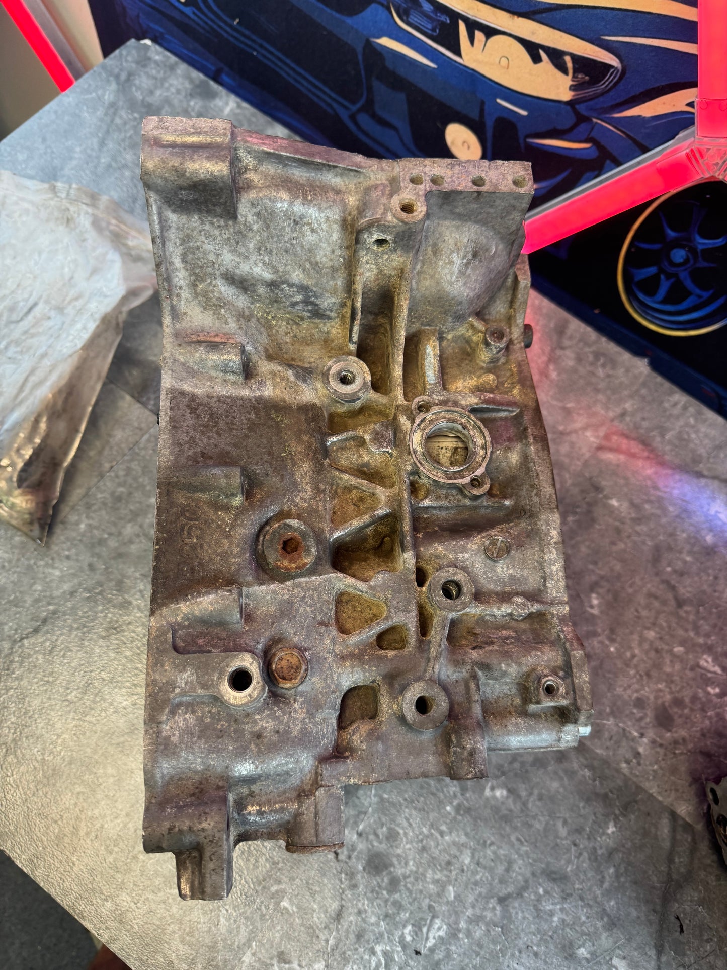 2004-2021 Subaru WRX & STi EJ255 EJ257 EJ 2.5L Engine Block Case Halves Short Block CORE Needs Work