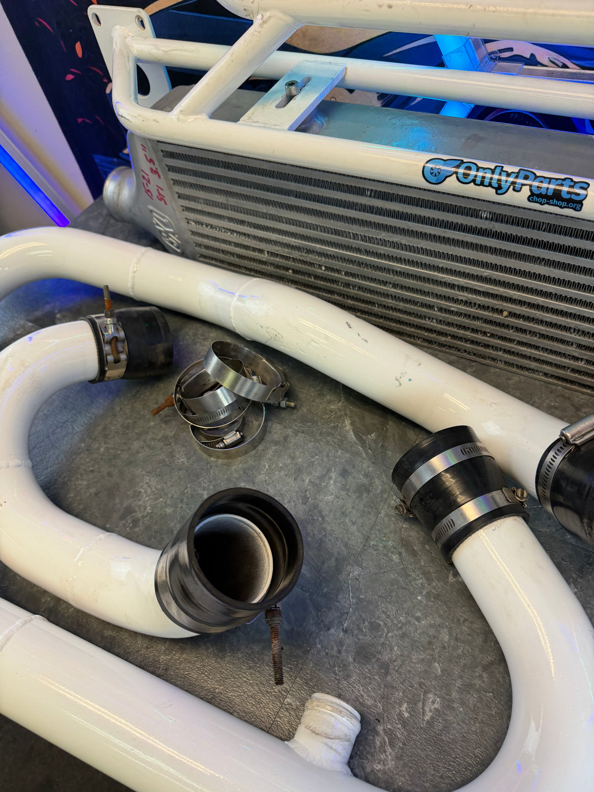 TURBO XS fmic front mount intercooler kit 2015-2021 Subaru STi
