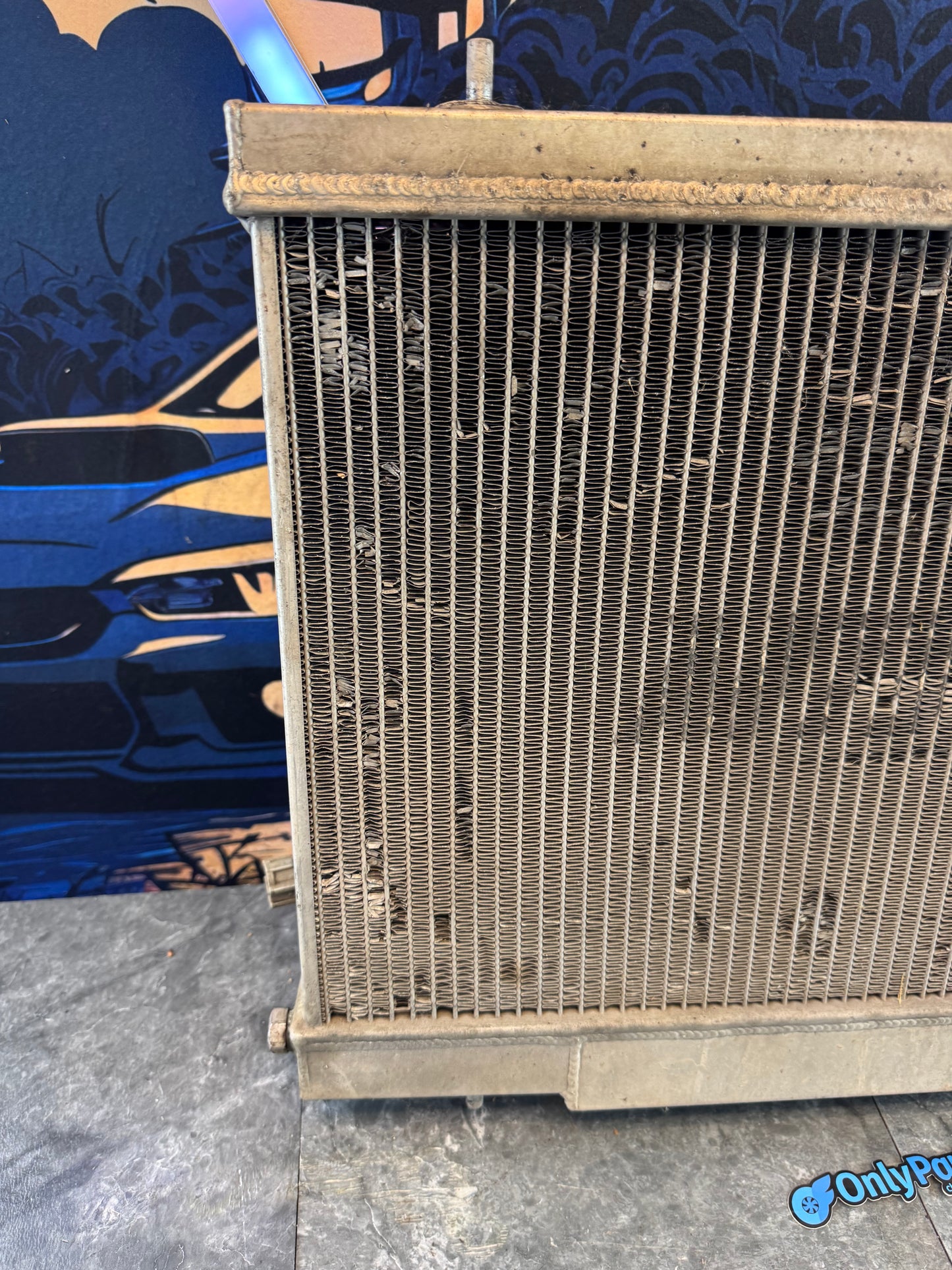 2001-2007 Subaru WRX STi Mishimoto All Aluminum Radiator Assembly With OEM Fan Shroud